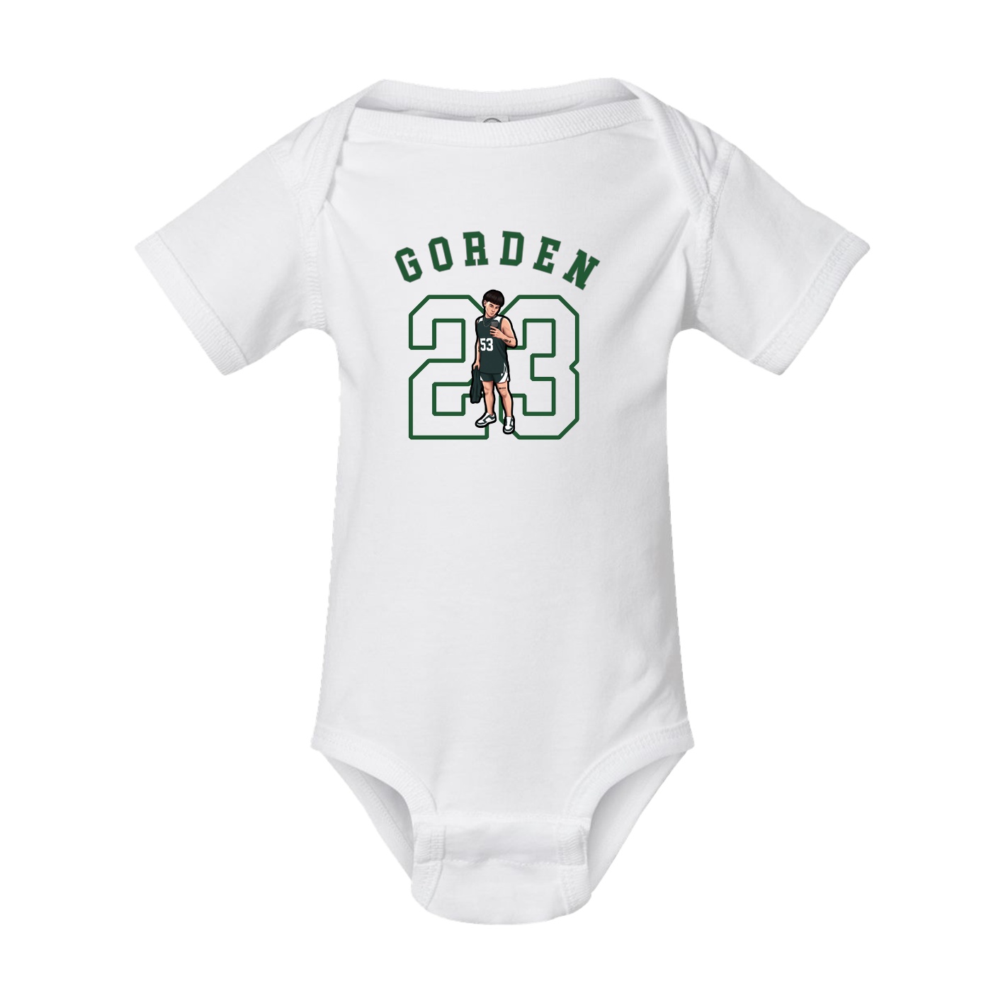 Baby Onesie — Shirsey Arch in White