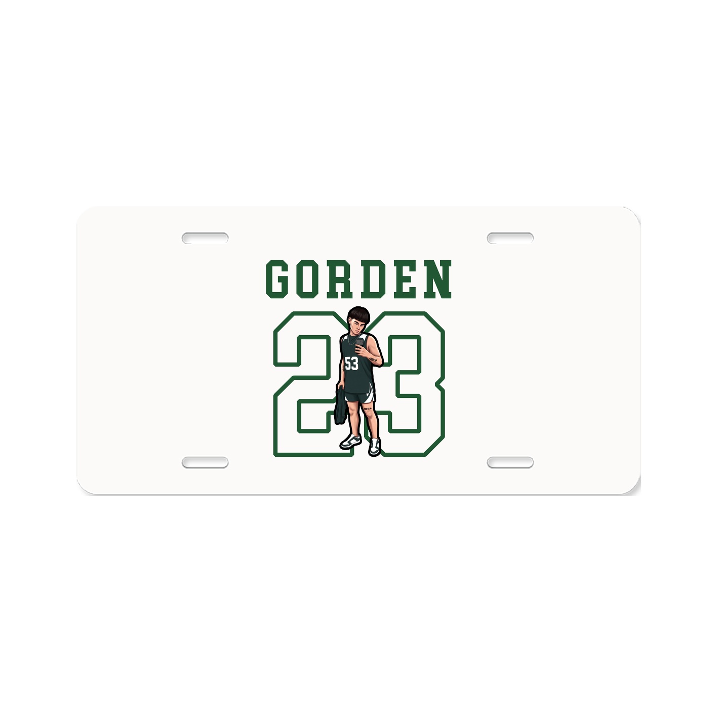 License Plate — Shirsey in Classic