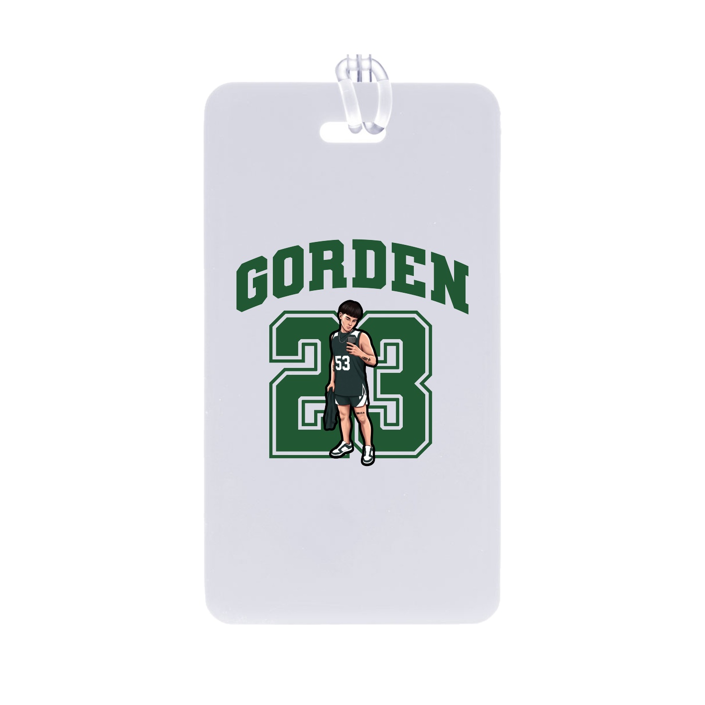 Bag Tag — Number in Classic