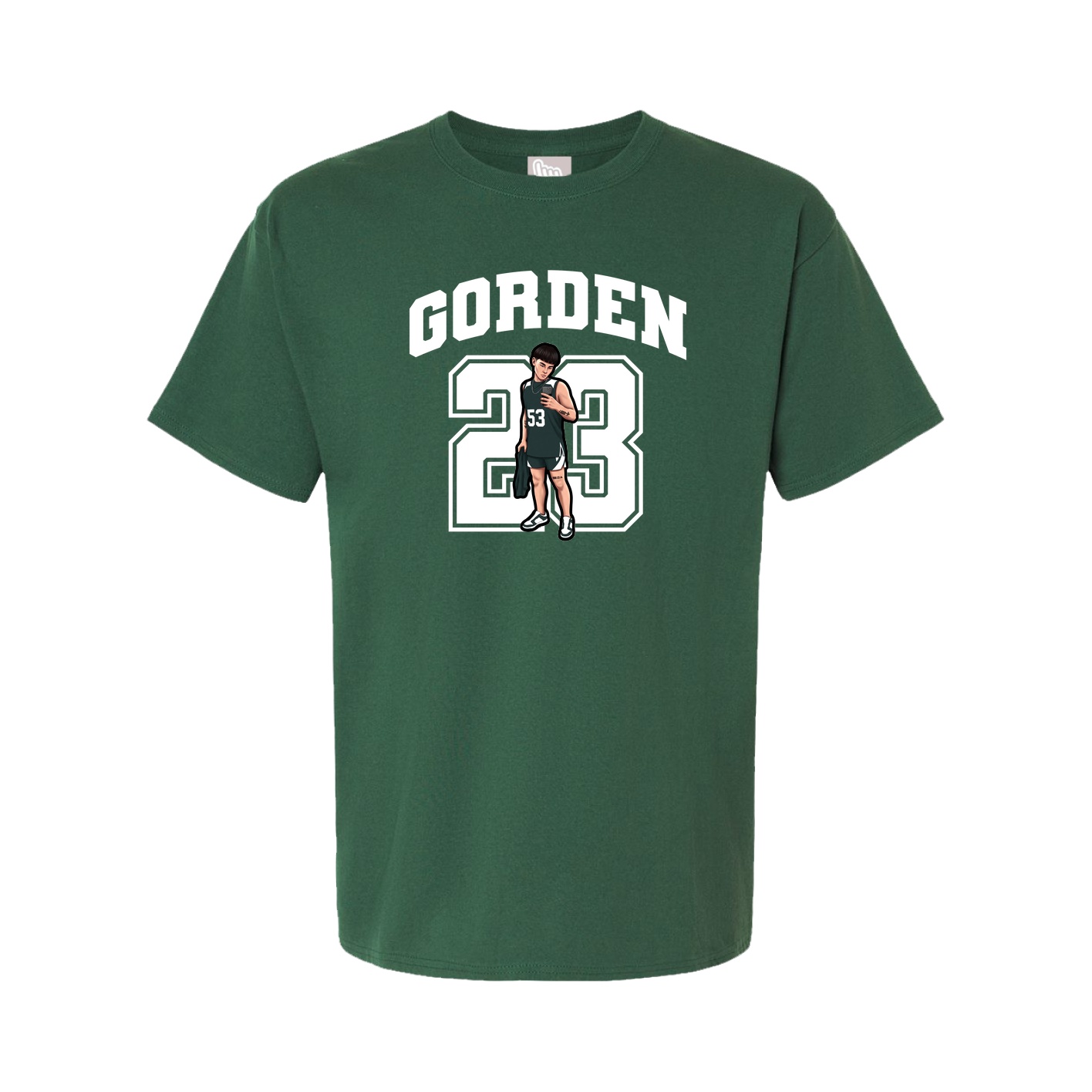 Tee — Number in Green