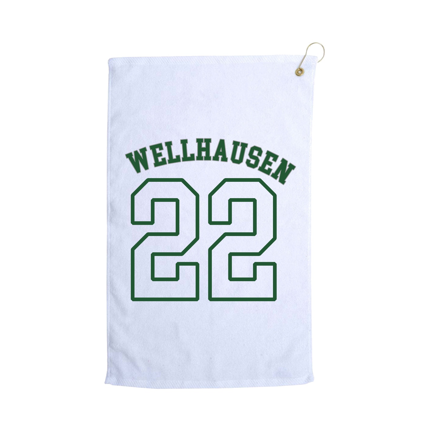Golf Towel — Shirsey Arch in White