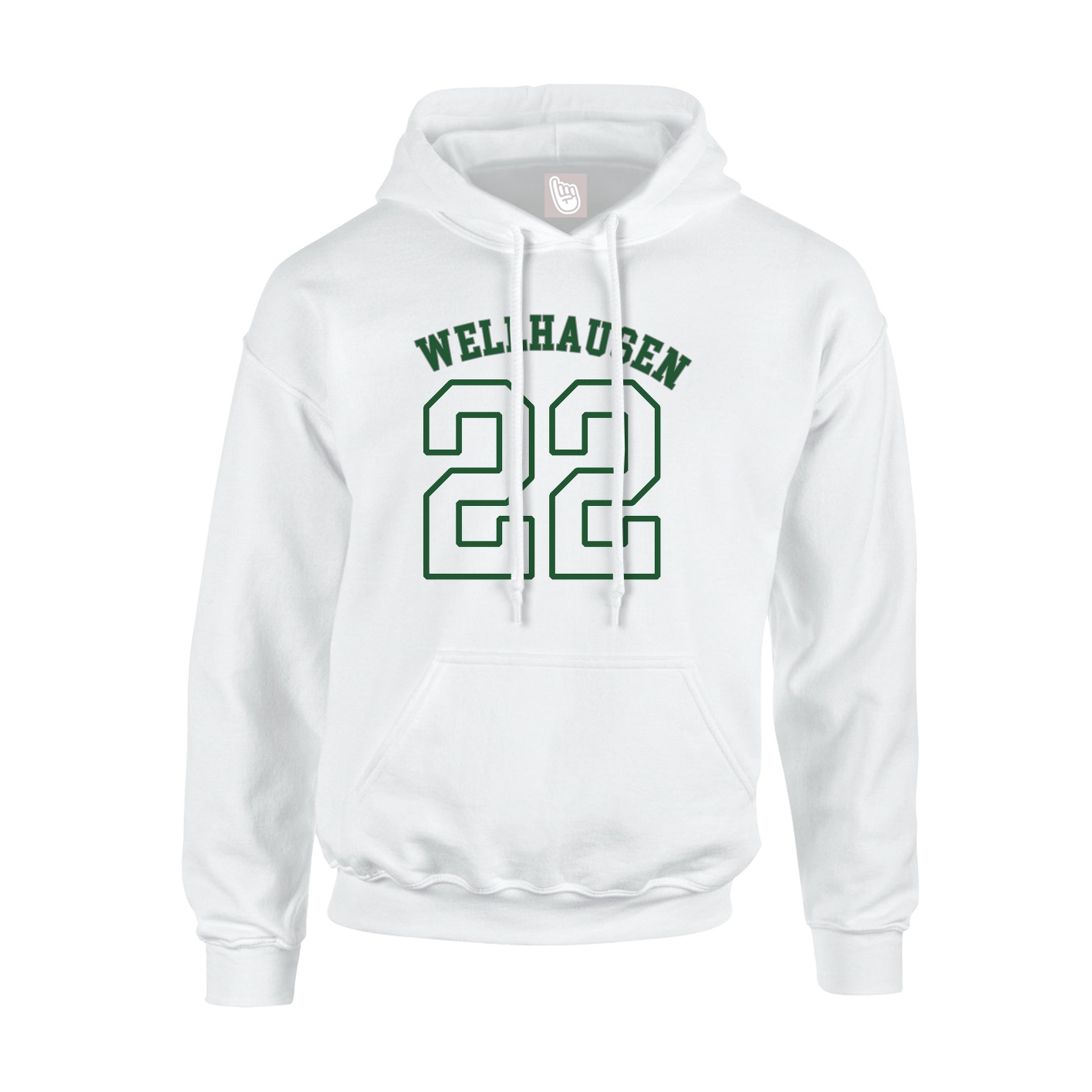 Hoodie — Shirsey Arch in White