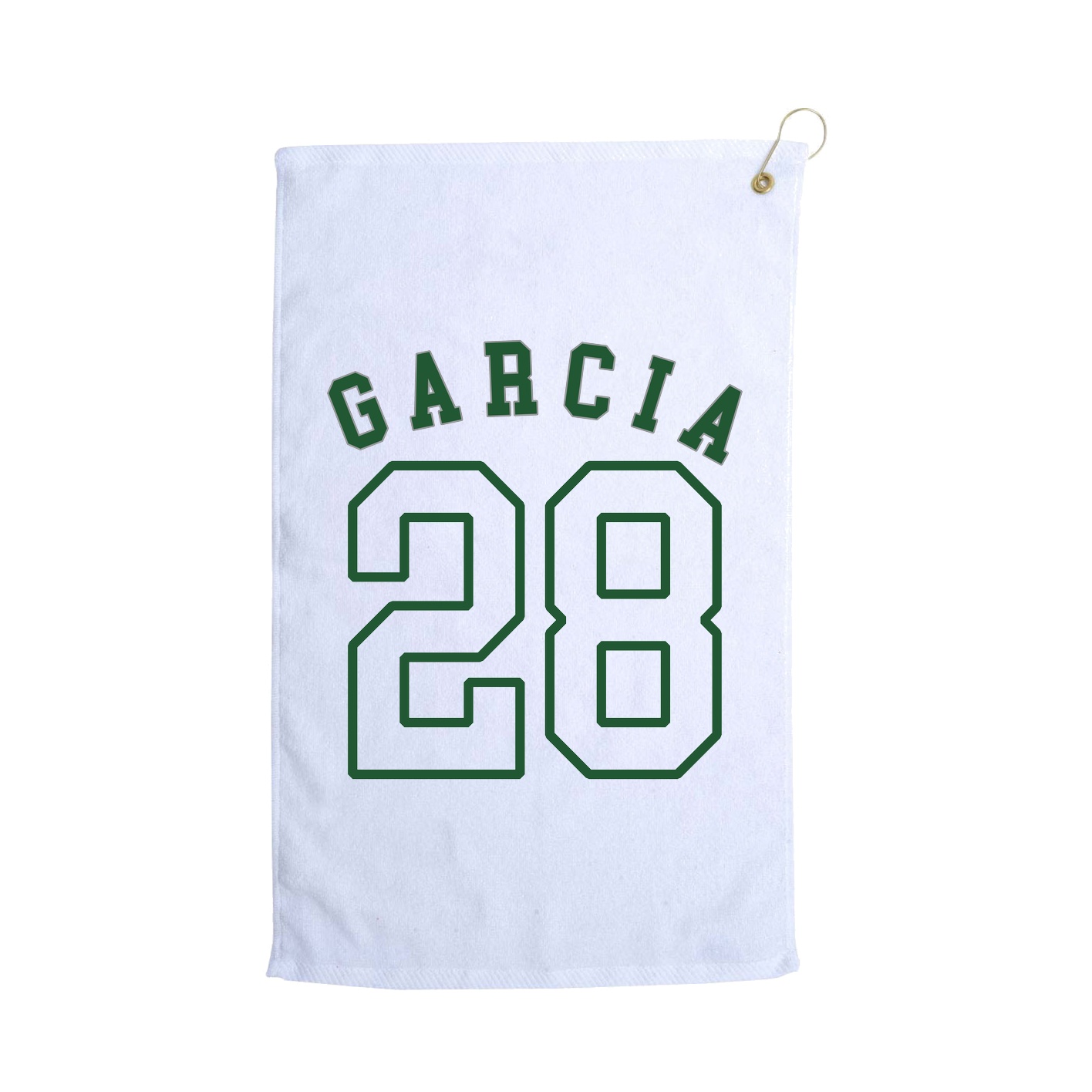 Golf Towel — Shirsey Arch in White