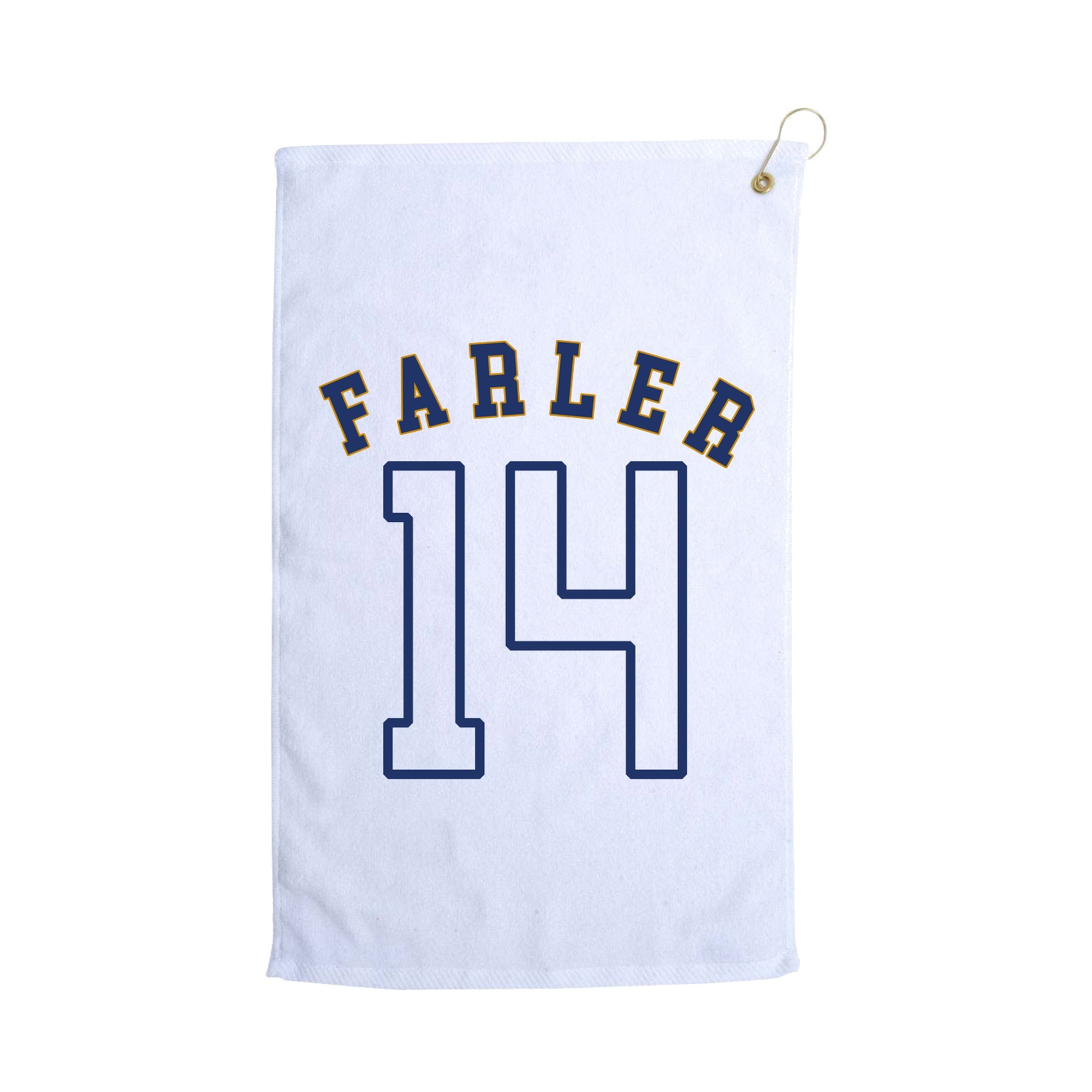 Golf Towel — Shirsey Arch in White