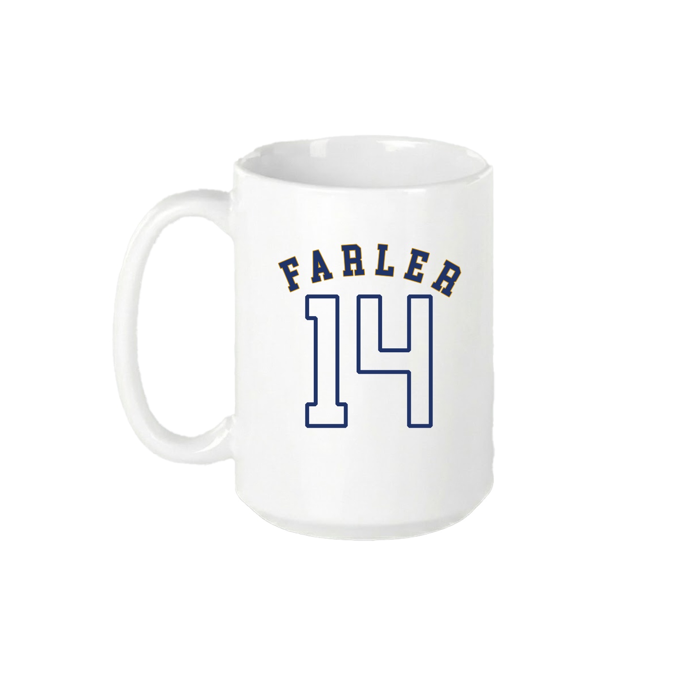 15oz Coffee Mug — Shirsey Arch in White