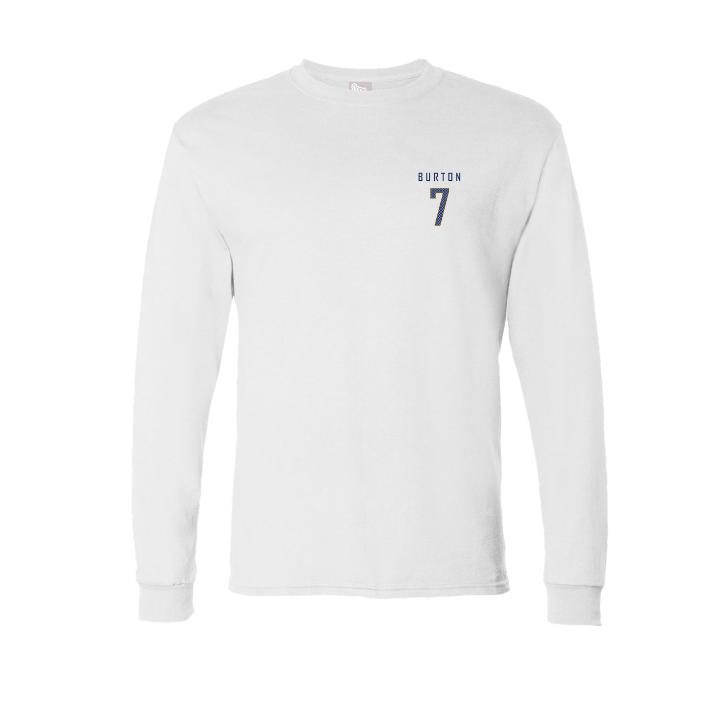 Long Sleeve Tee — Mesh Shirsey in White