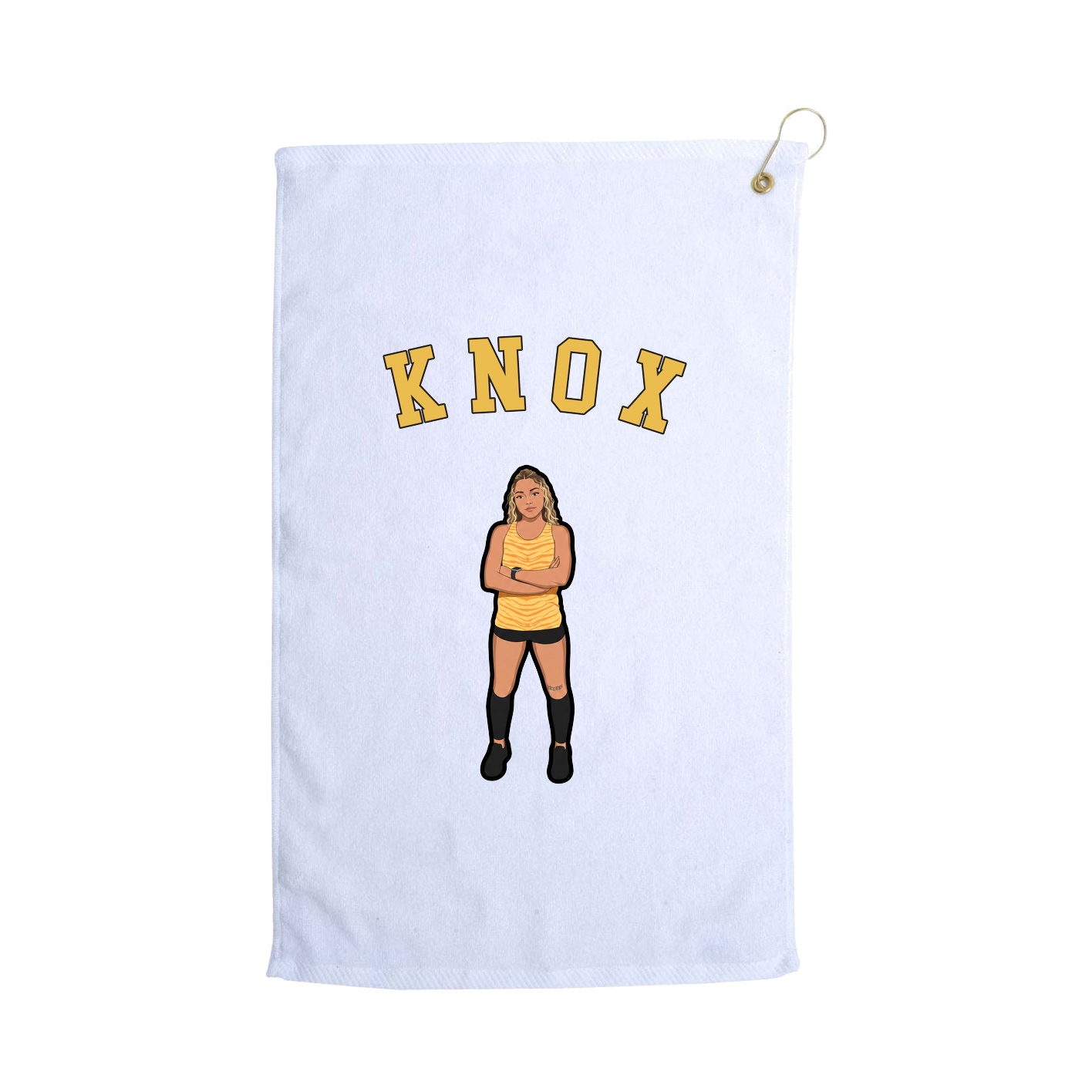 Golf Towel — Shirsey Arch in White