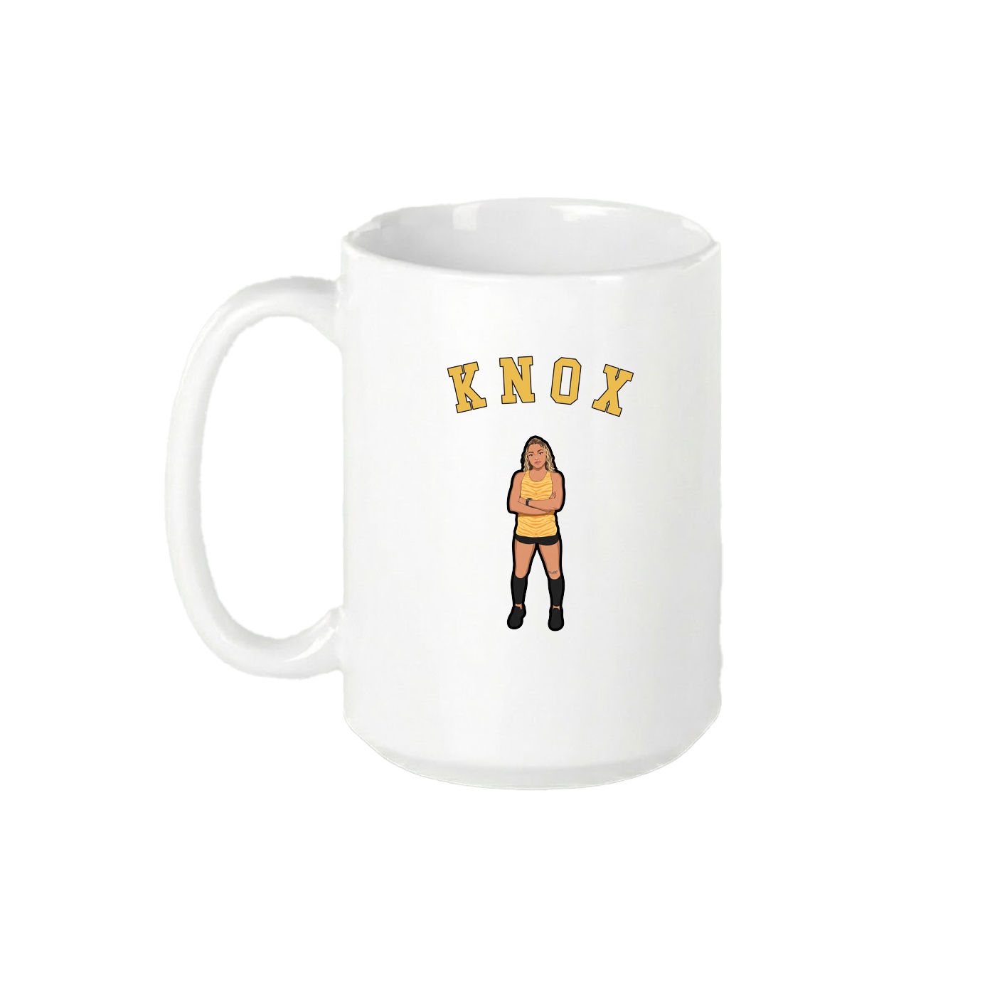 15oz Coffee Mug — Shirsey Arch in White