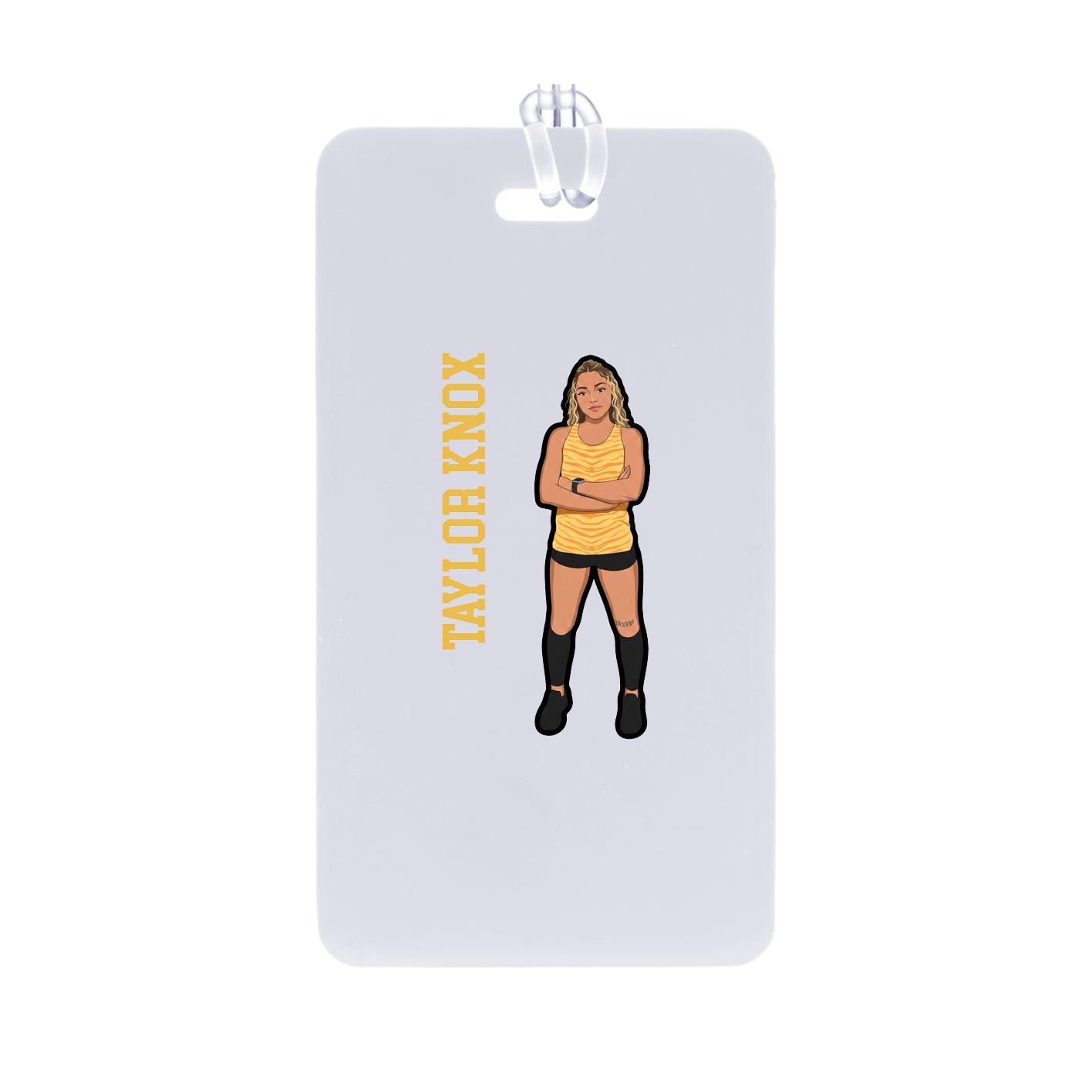 Bag Tag — Name Vertical in Classic