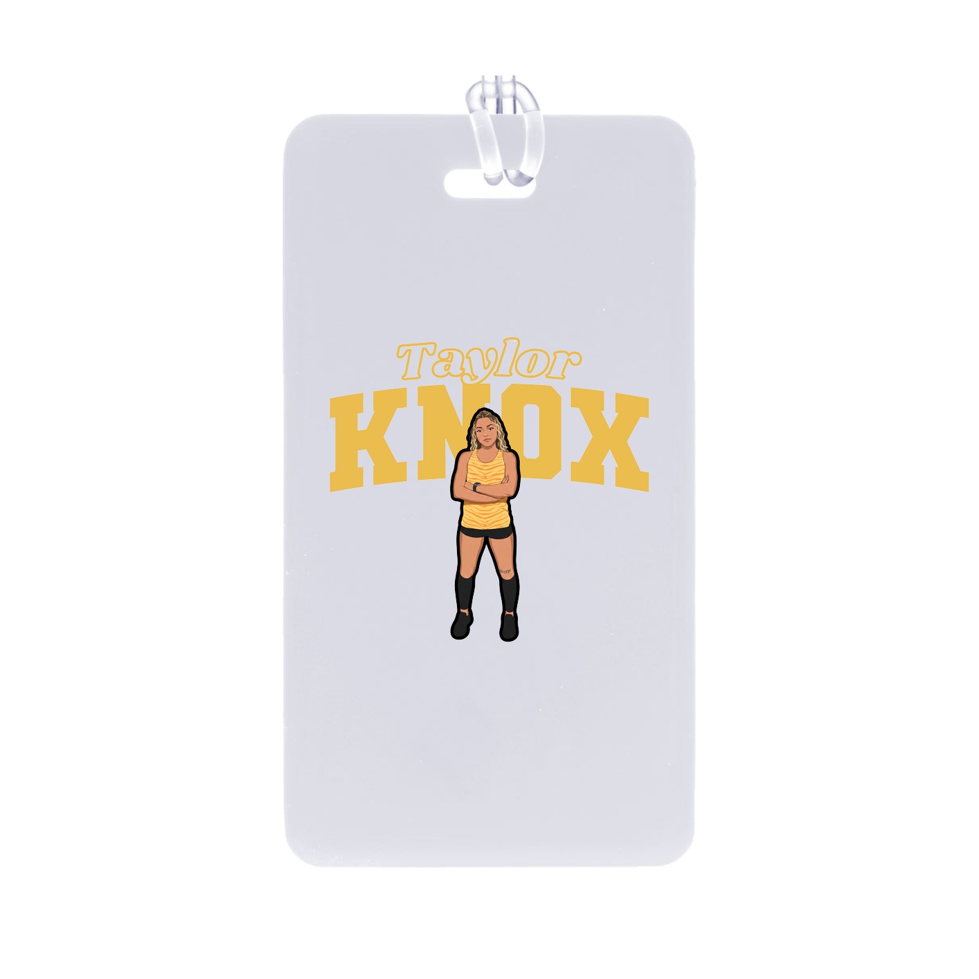 Bag Tag — Name Arch in Classic