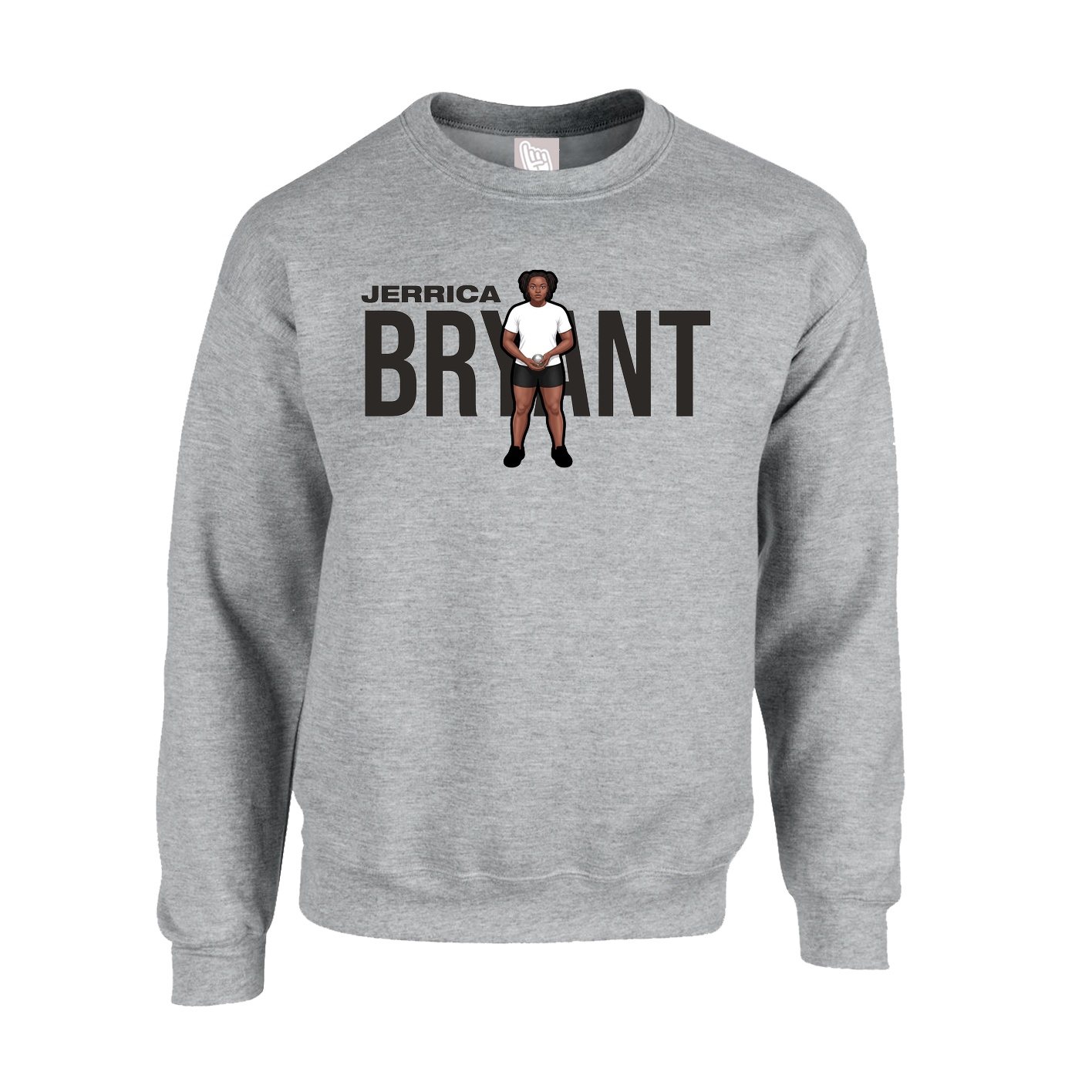 Fleece Crew — Player Name in Grey