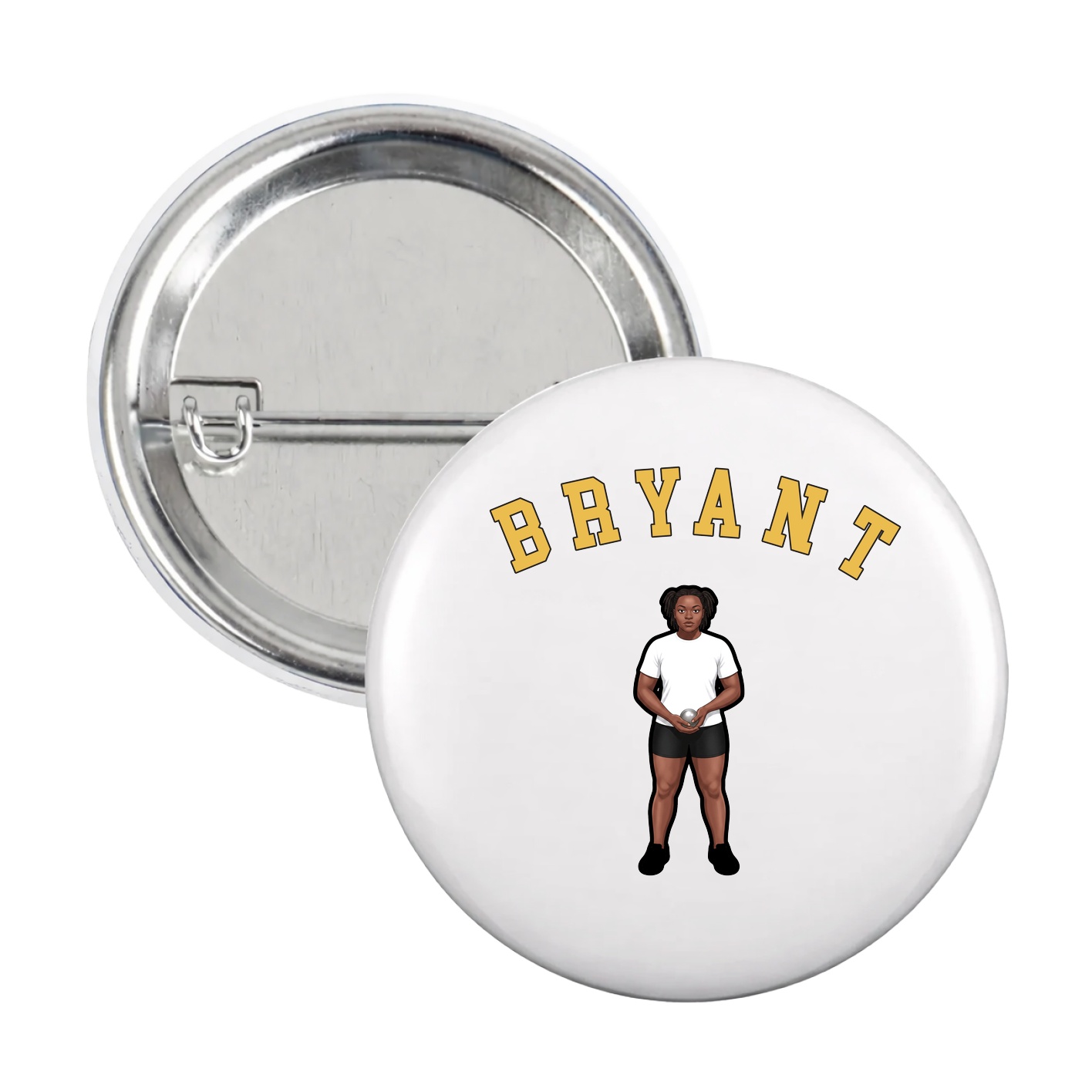 Game Day Button — Shirsey Arch in White
