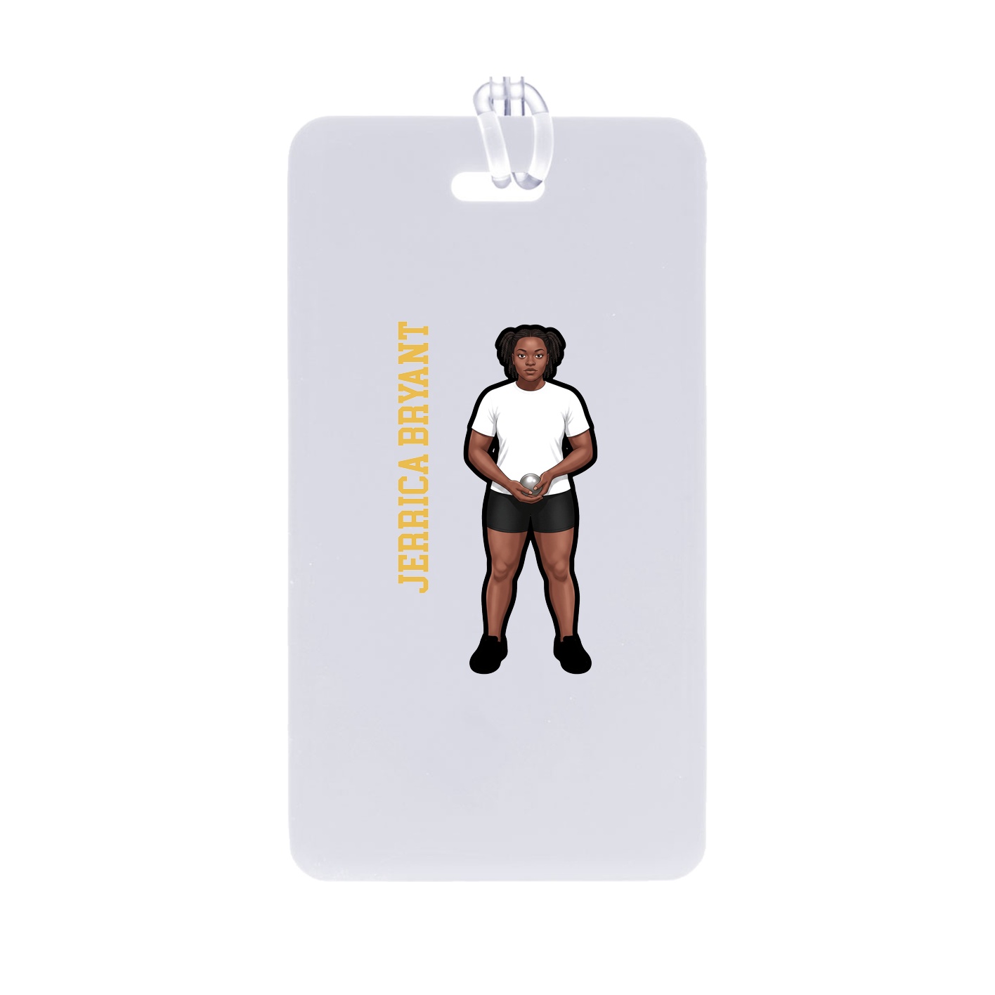 Bag Tag — Name Vertical in Classic