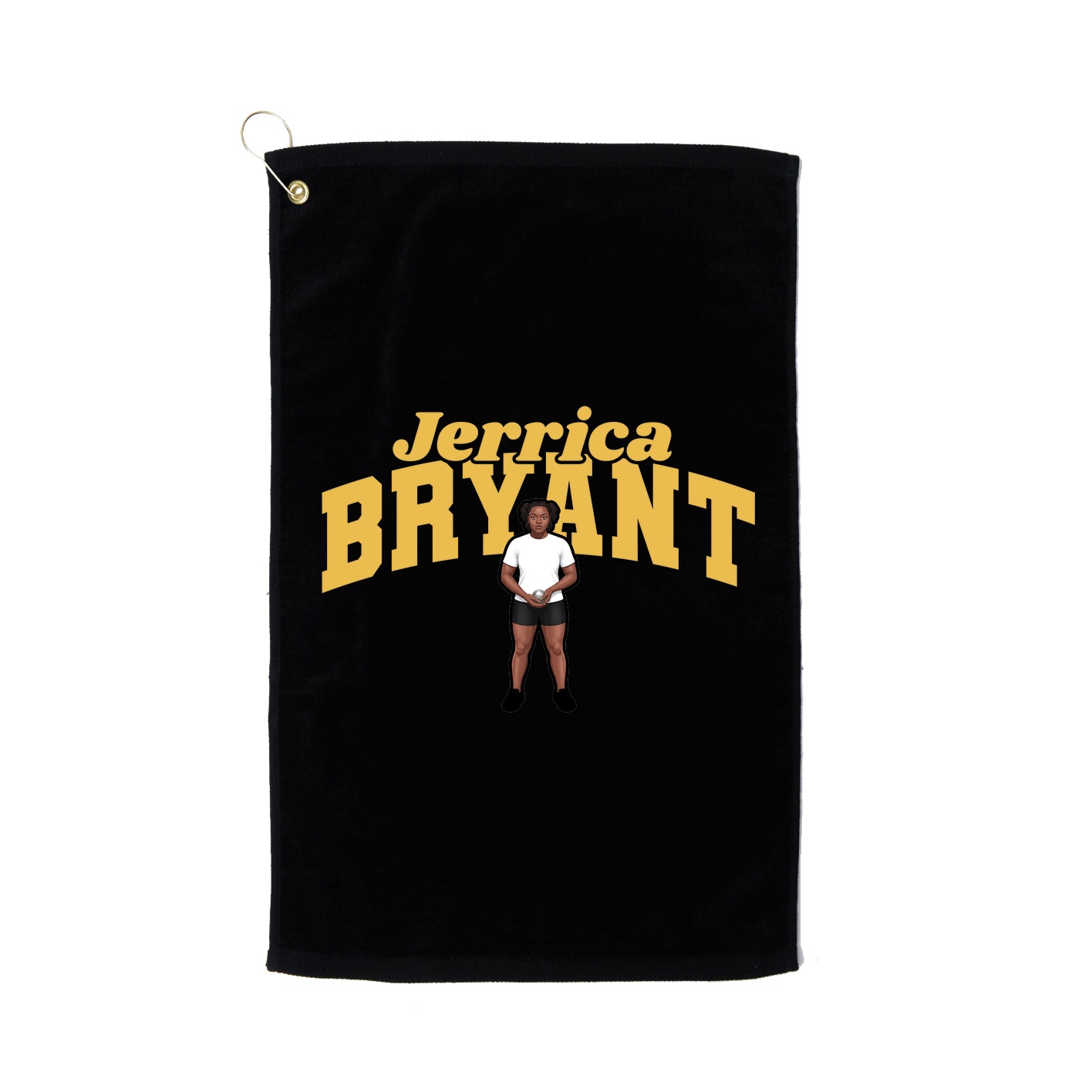 Golf Towel — Signature Arch in Black