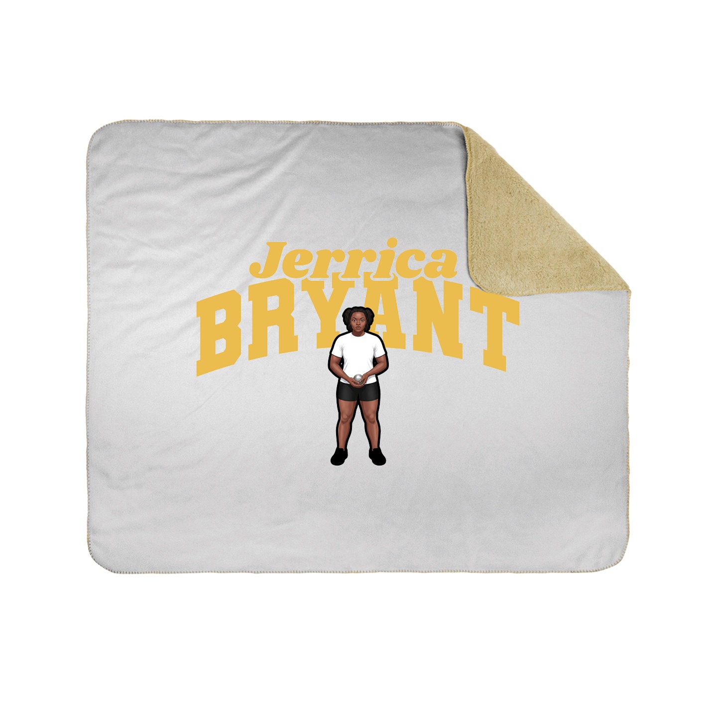 Throw Blanket — Signature Arch in White
