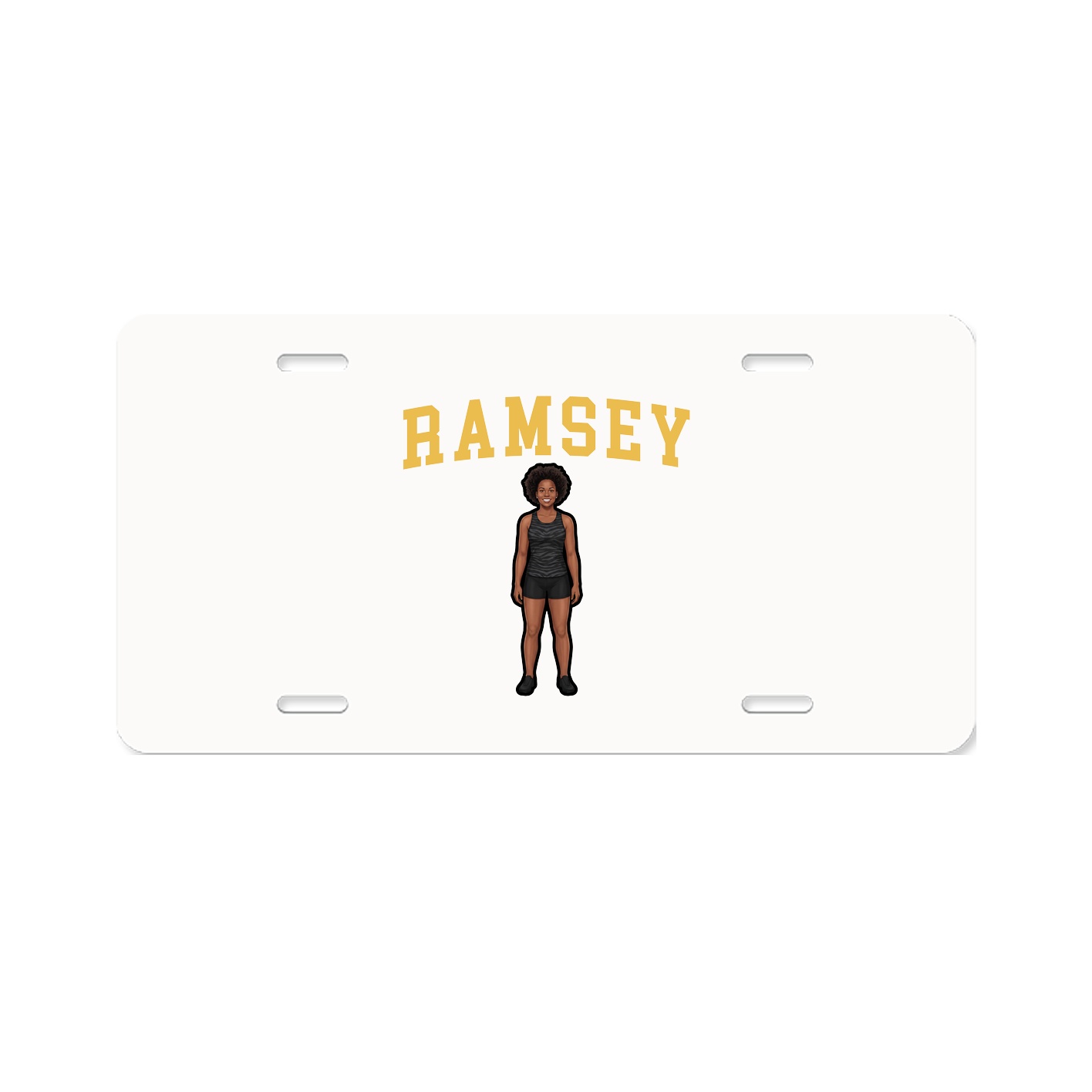 License Plate — Shirsey in Classic
