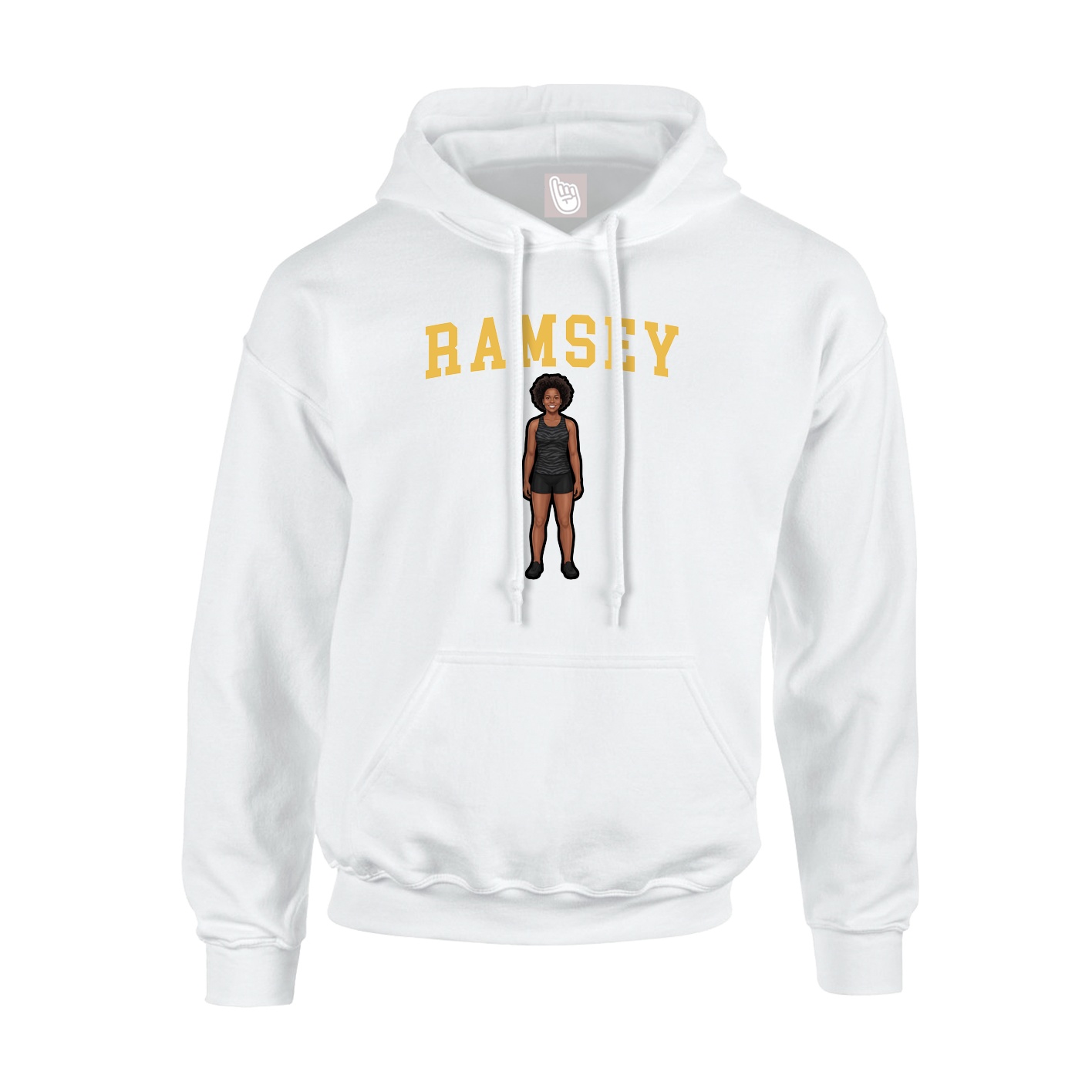 Hoodie — Shirsey in White