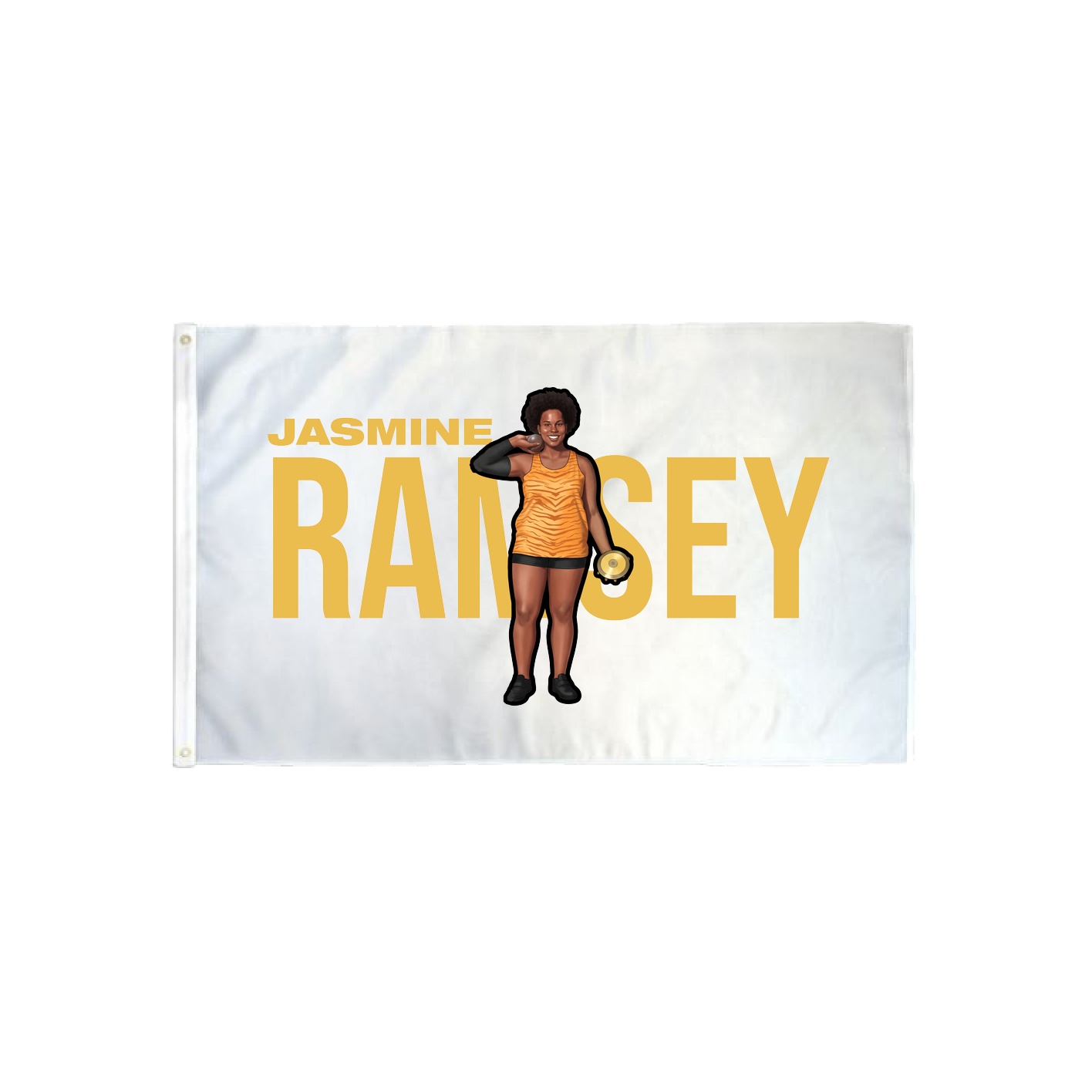 3x5 Flag — Player Name in Classic