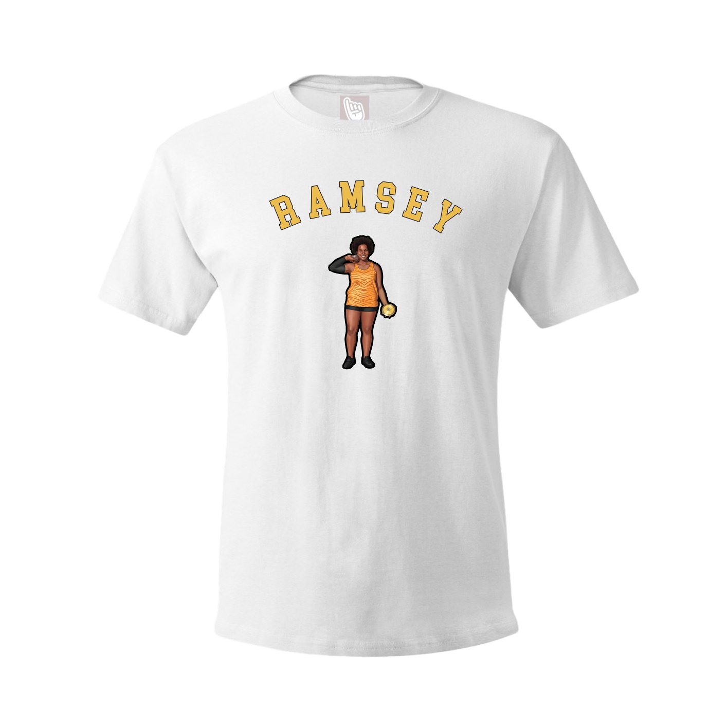 Youth Tee — Shirsey Arch in White