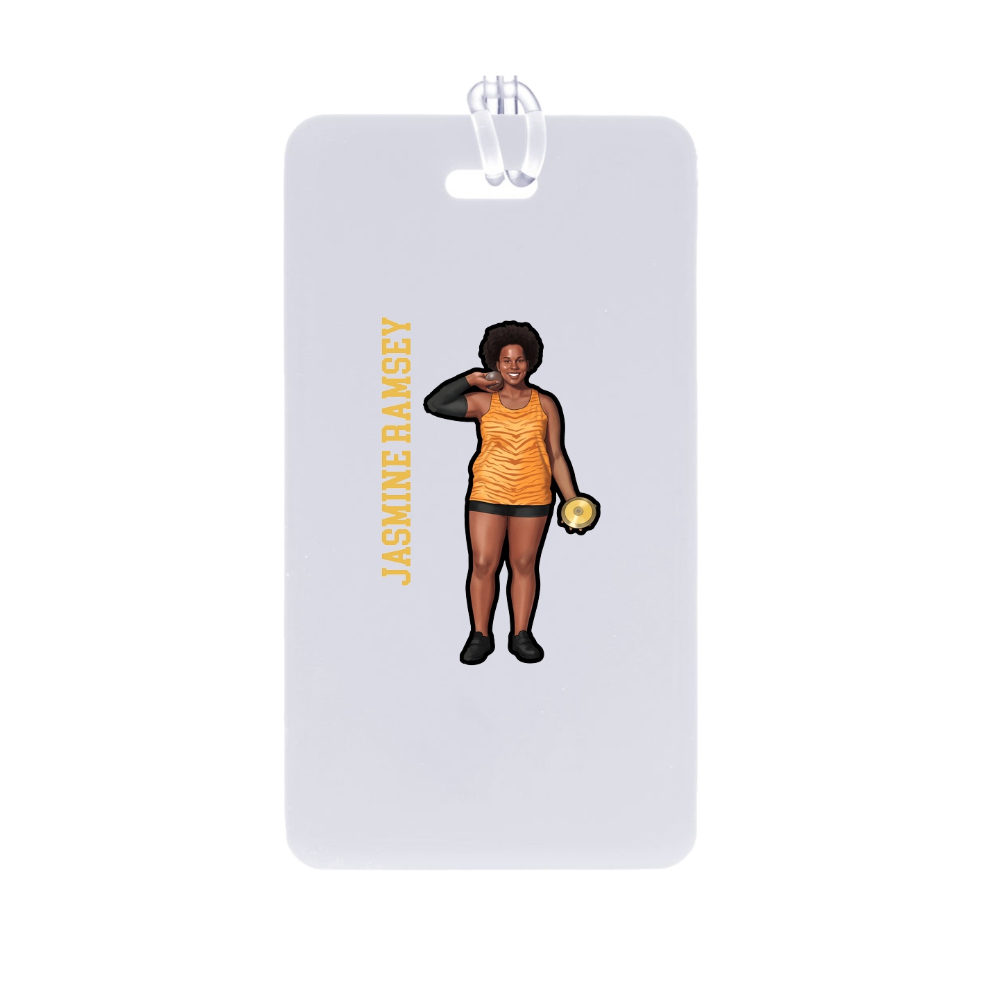 Bag Tag — Name Vertical in Classic