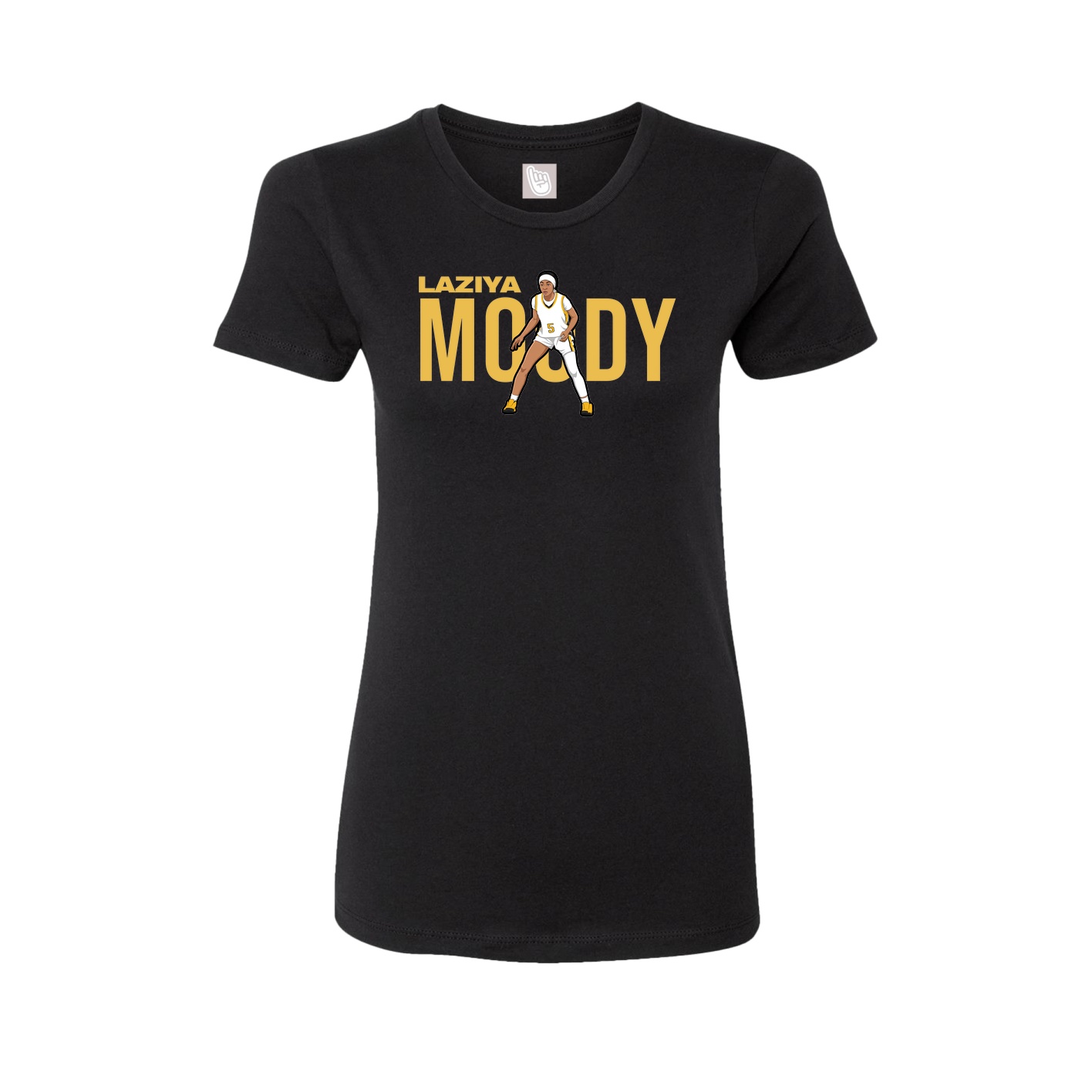 Womens Tee — Player Name in Black