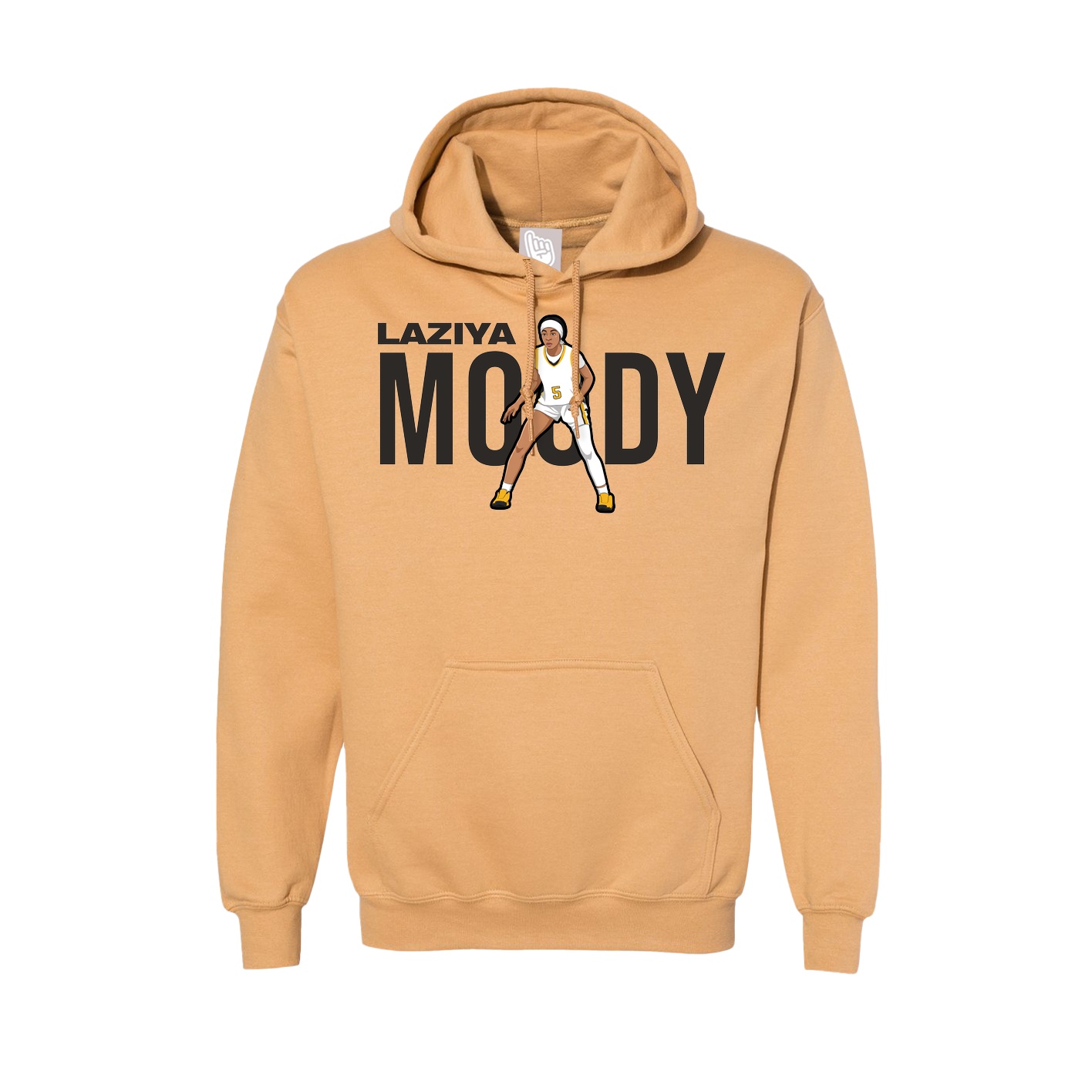 Hoodie — Player Name in Vegas Gold