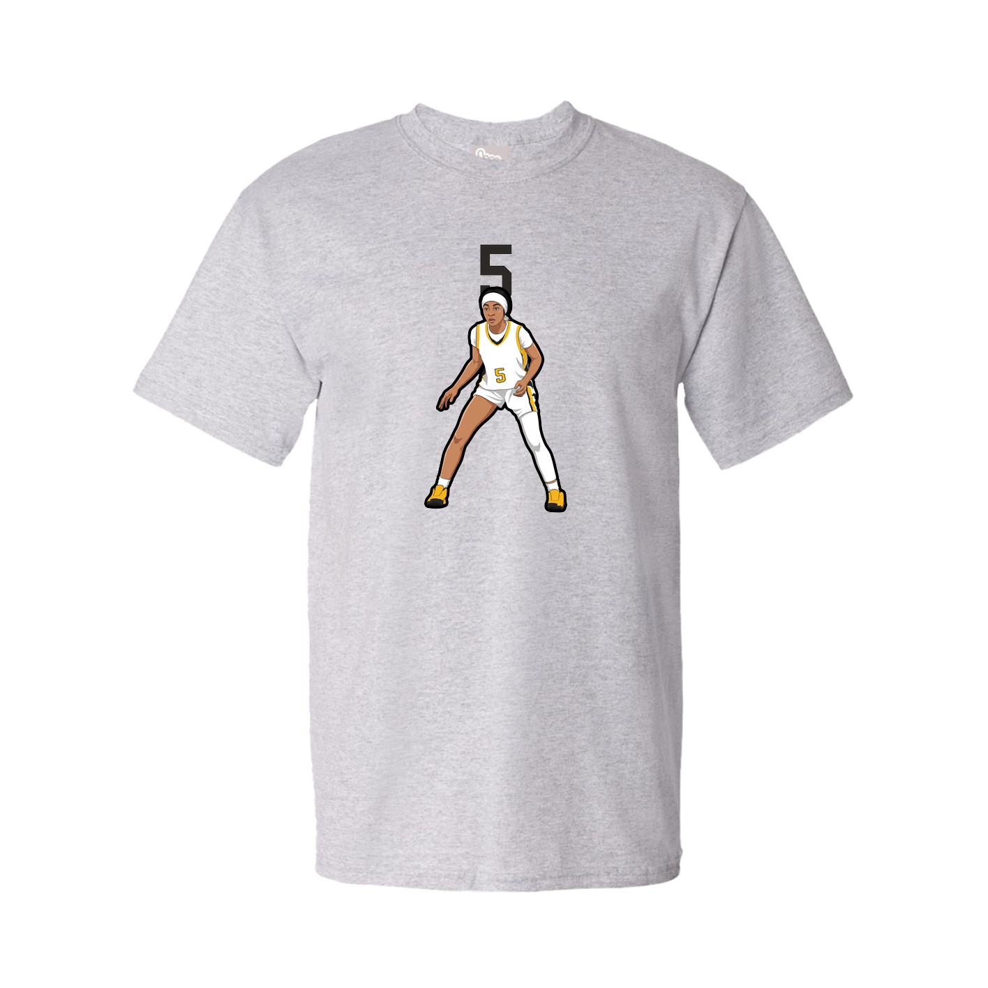 Tee — Number Top in Grey