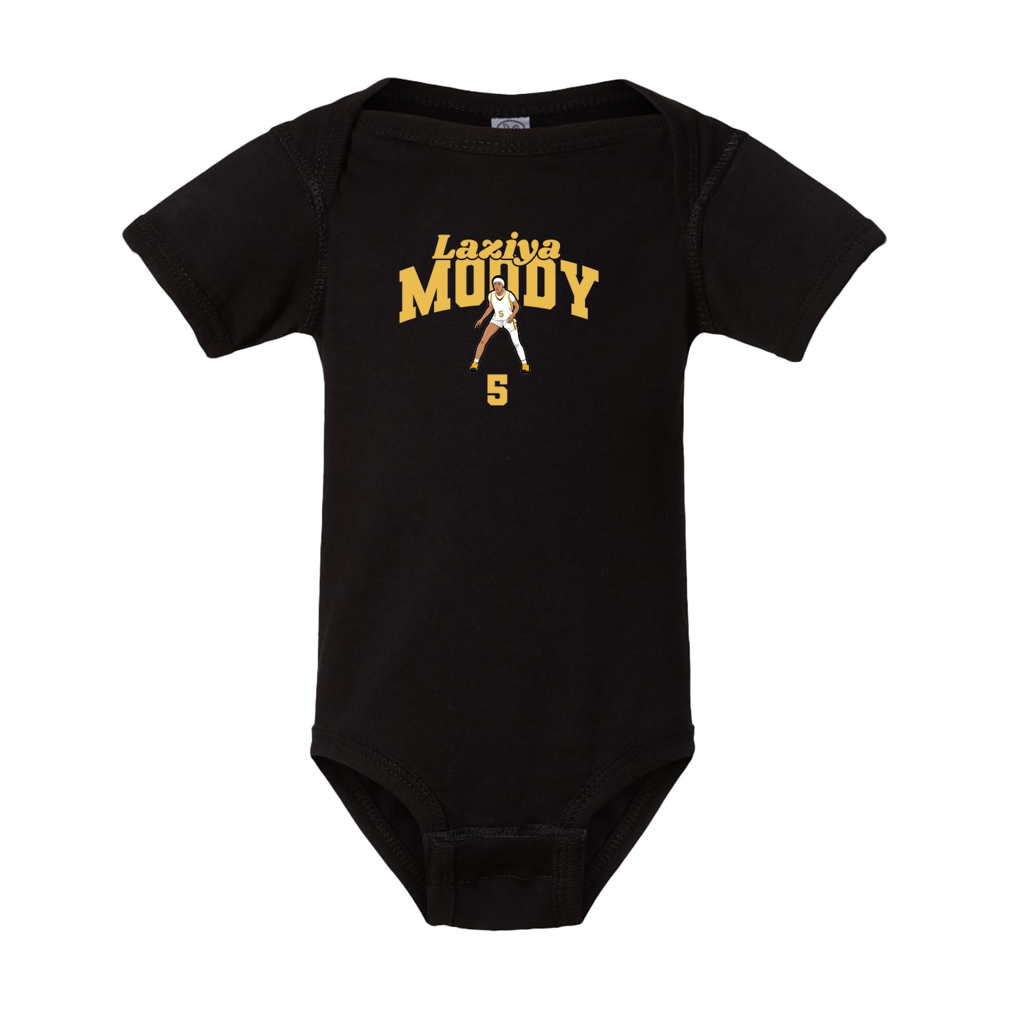 Baby Onesie — Signature Arch in Black