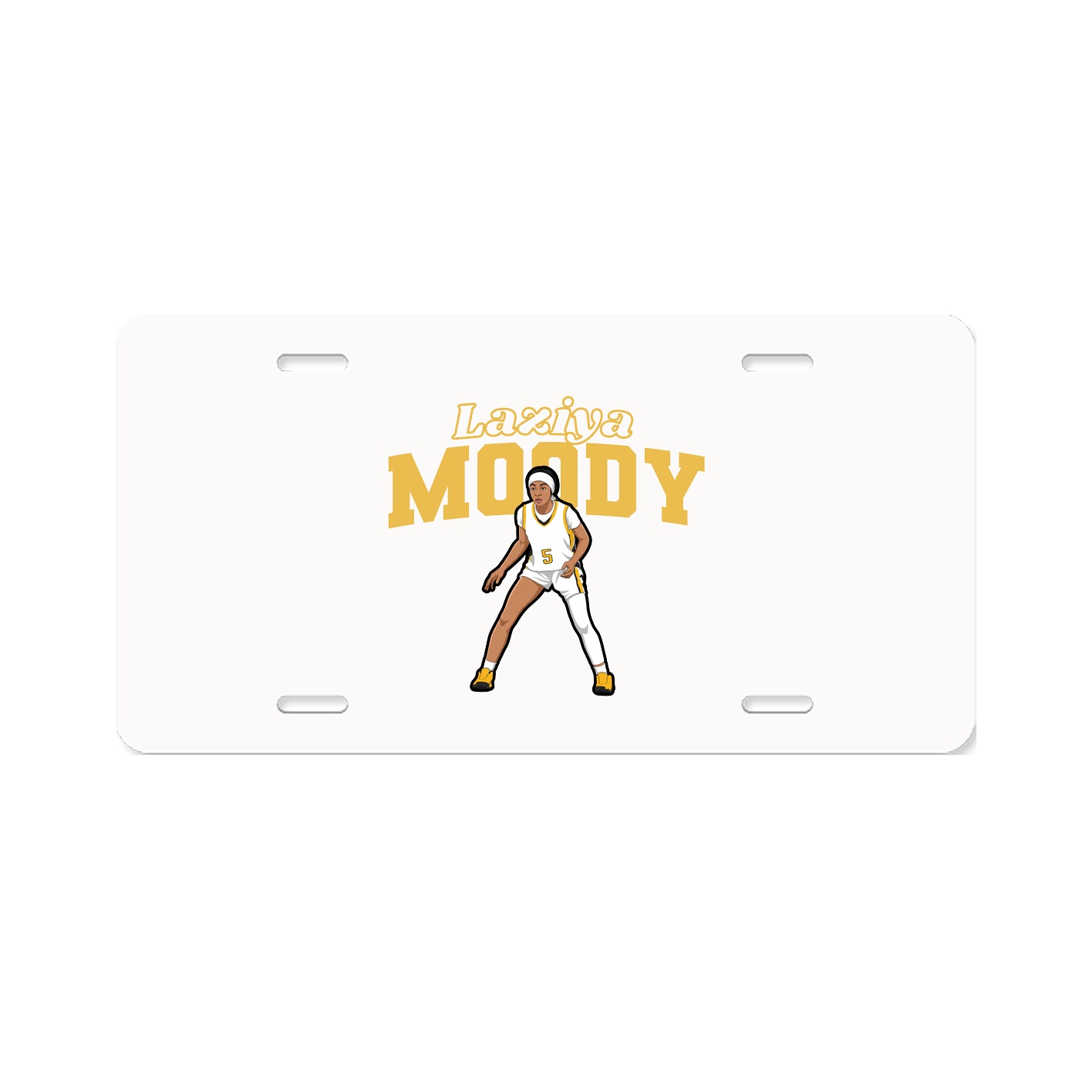 License Plate — Name Arch in Classic