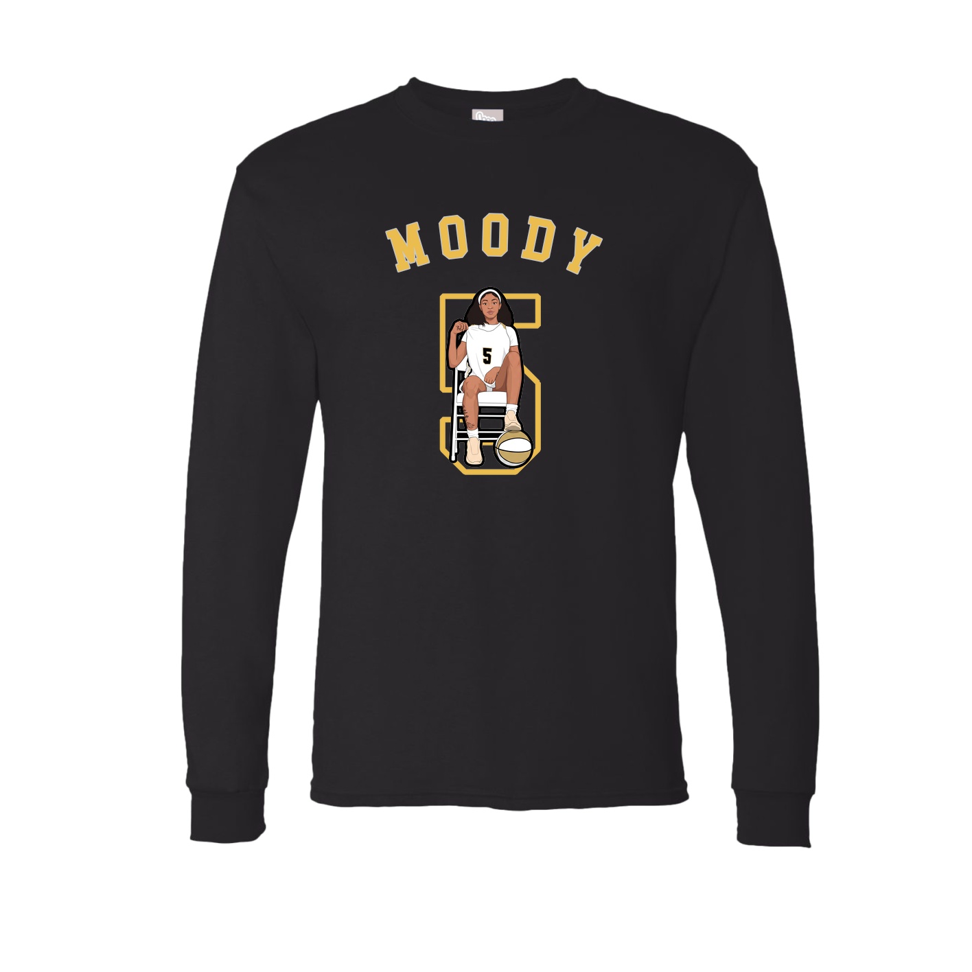 Long Sleeve Tee — Shirsey Arch in Black