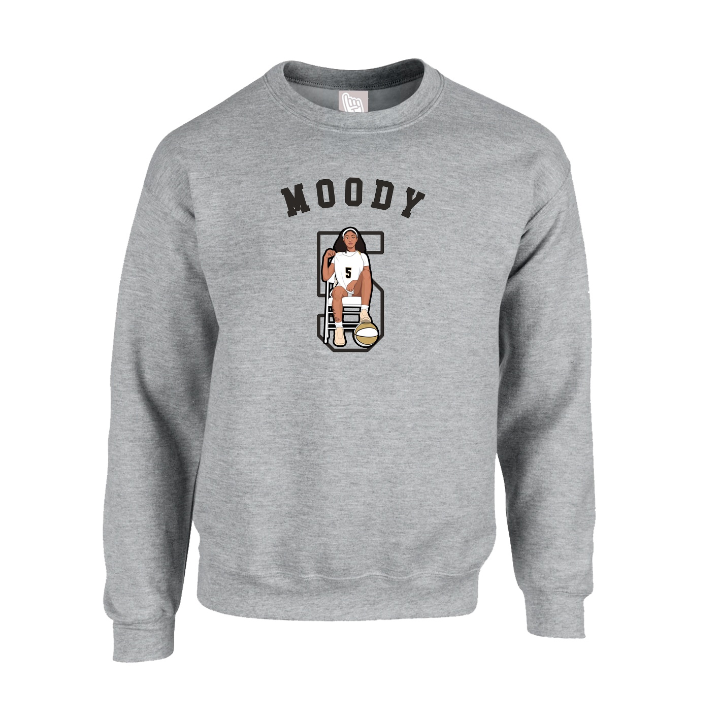 Fleece Crew — Shirsey Arch in Grey