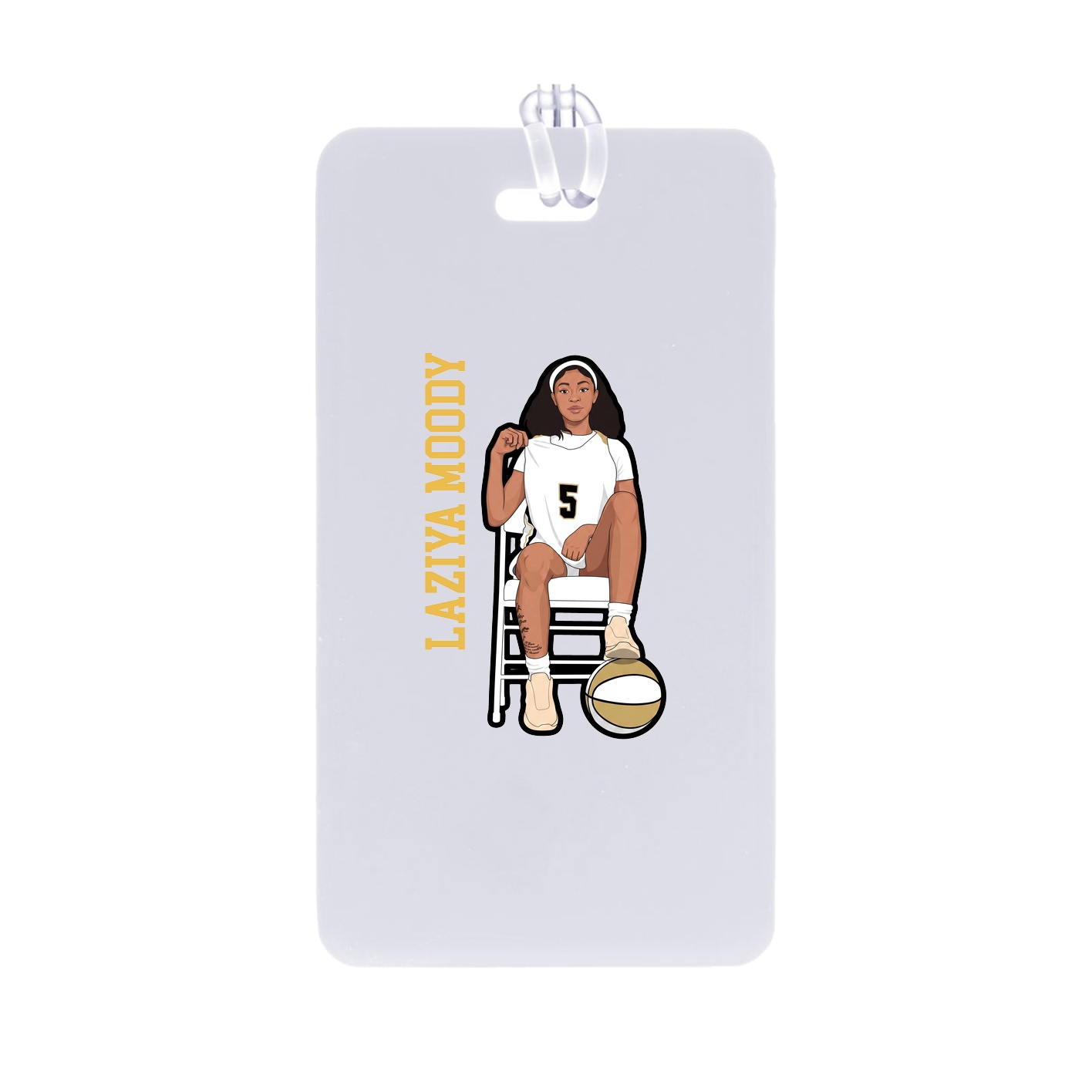 Bag Tag — Name Vertical in Classic