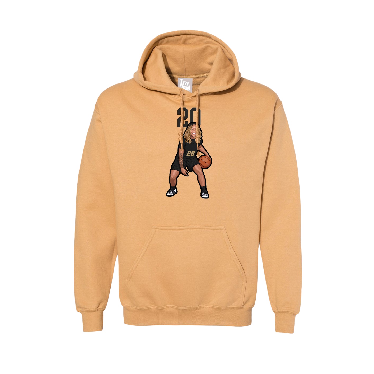 Hoodie — Number Top in Vegas Gold