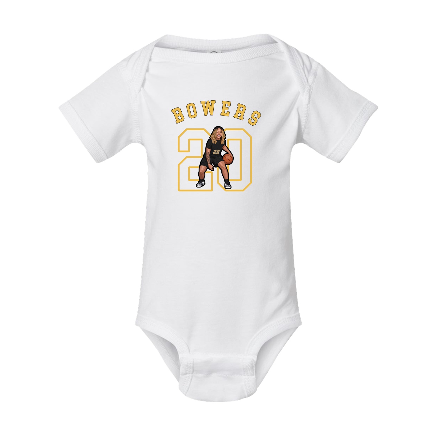 Baby Onesie — Shirsey Arch in White