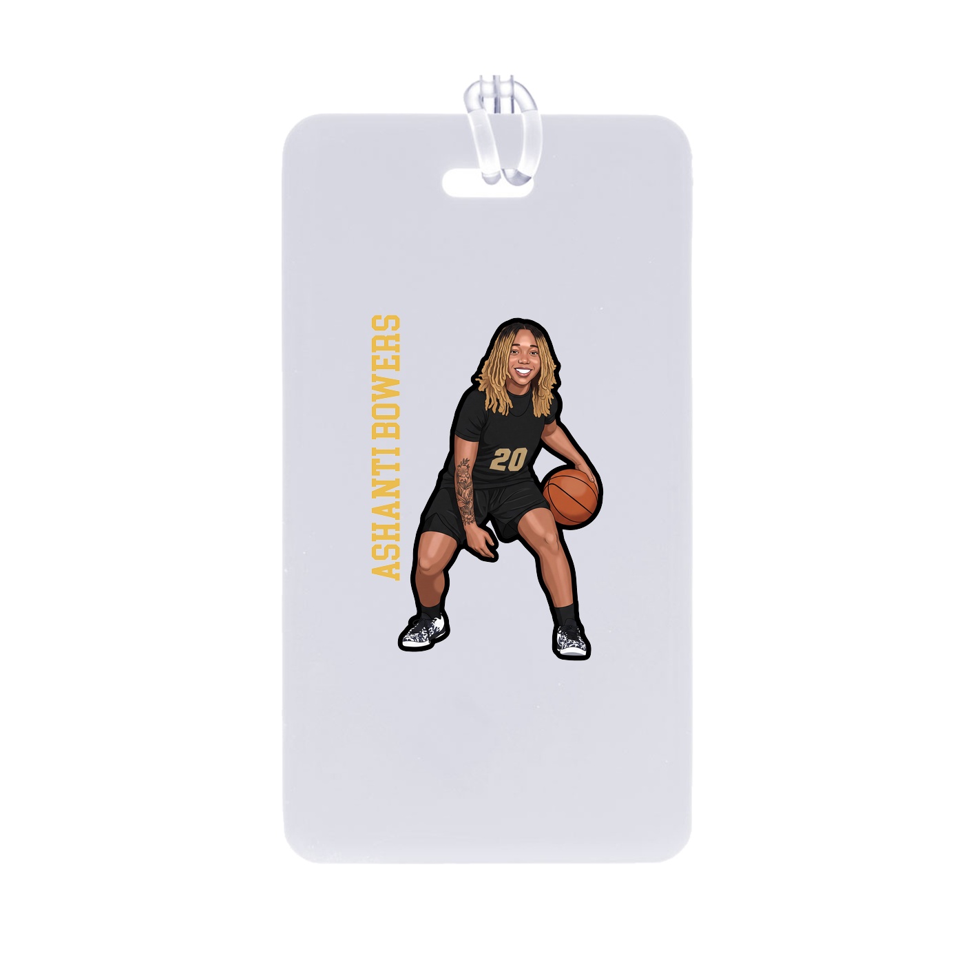 Bag Tag — Name Vertical in Classic