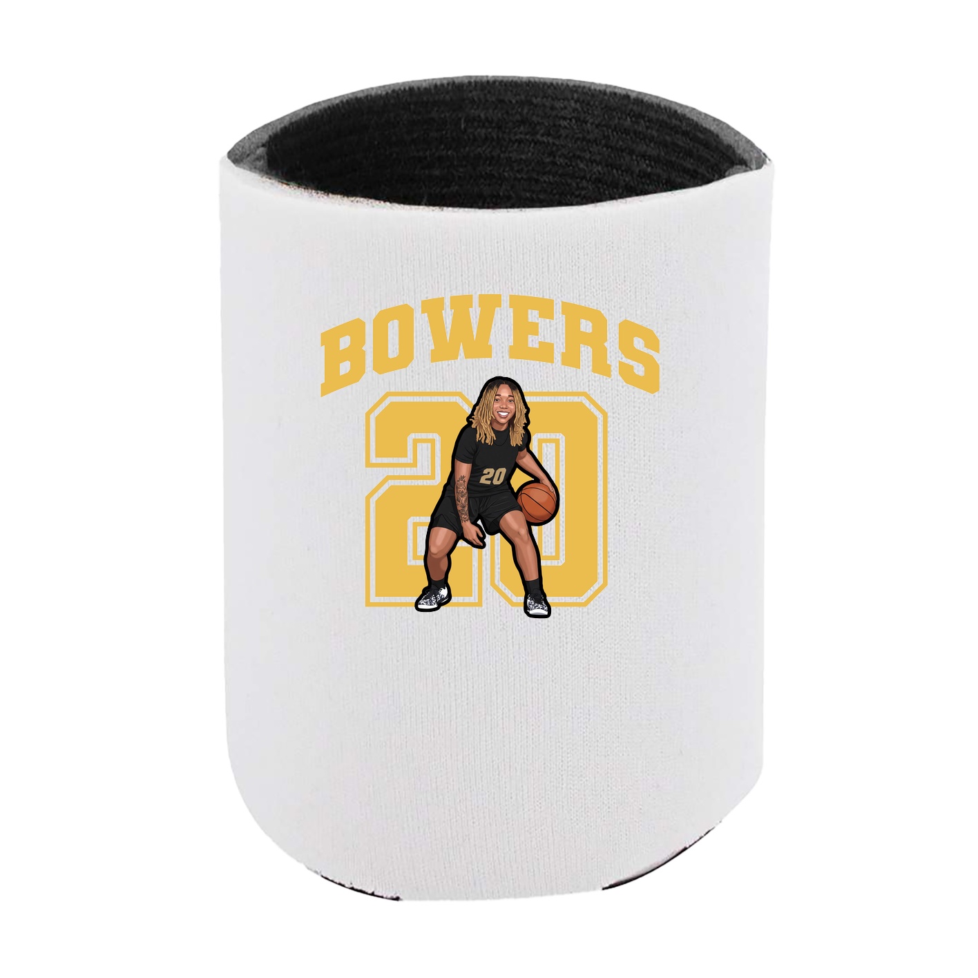 Can Holder — Number in White