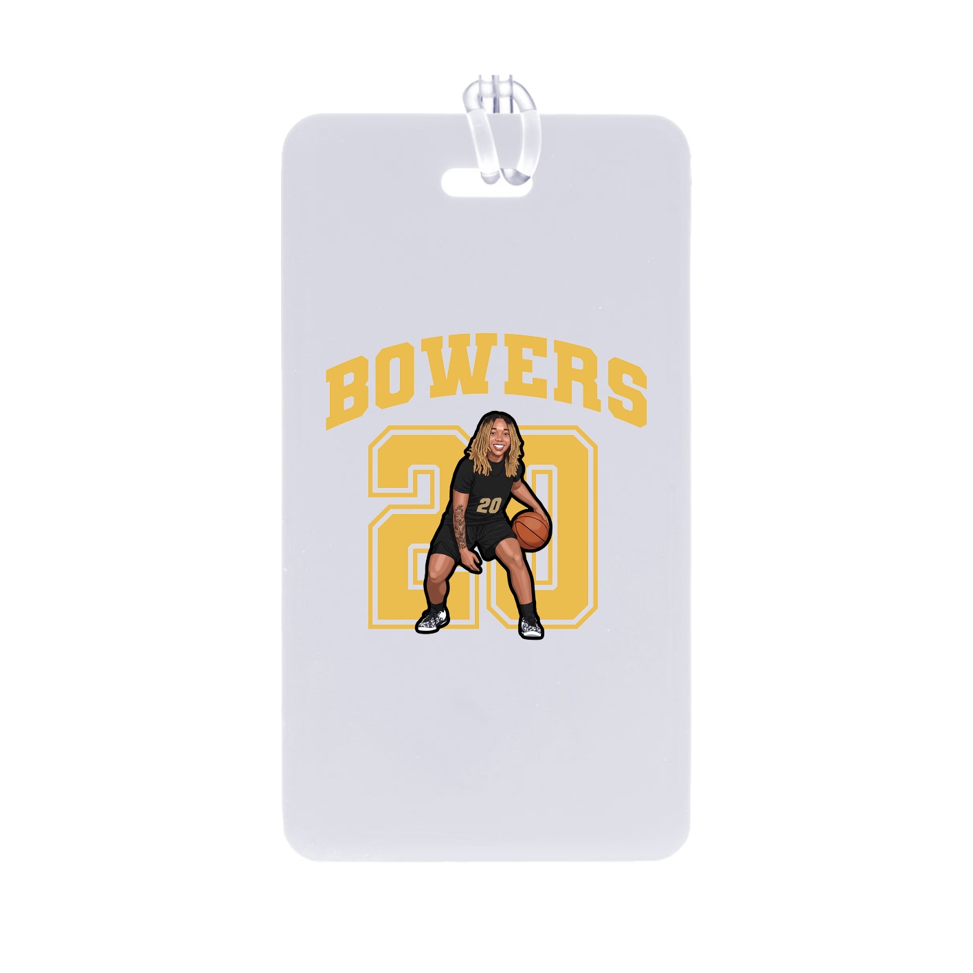 Bag Tag — Number in Classic