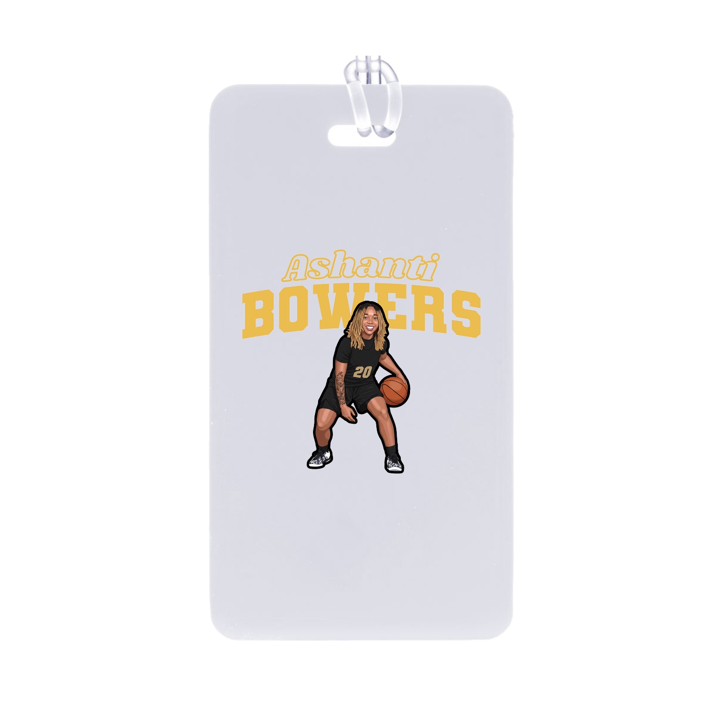 Bag Tag — Name Arch in Classic