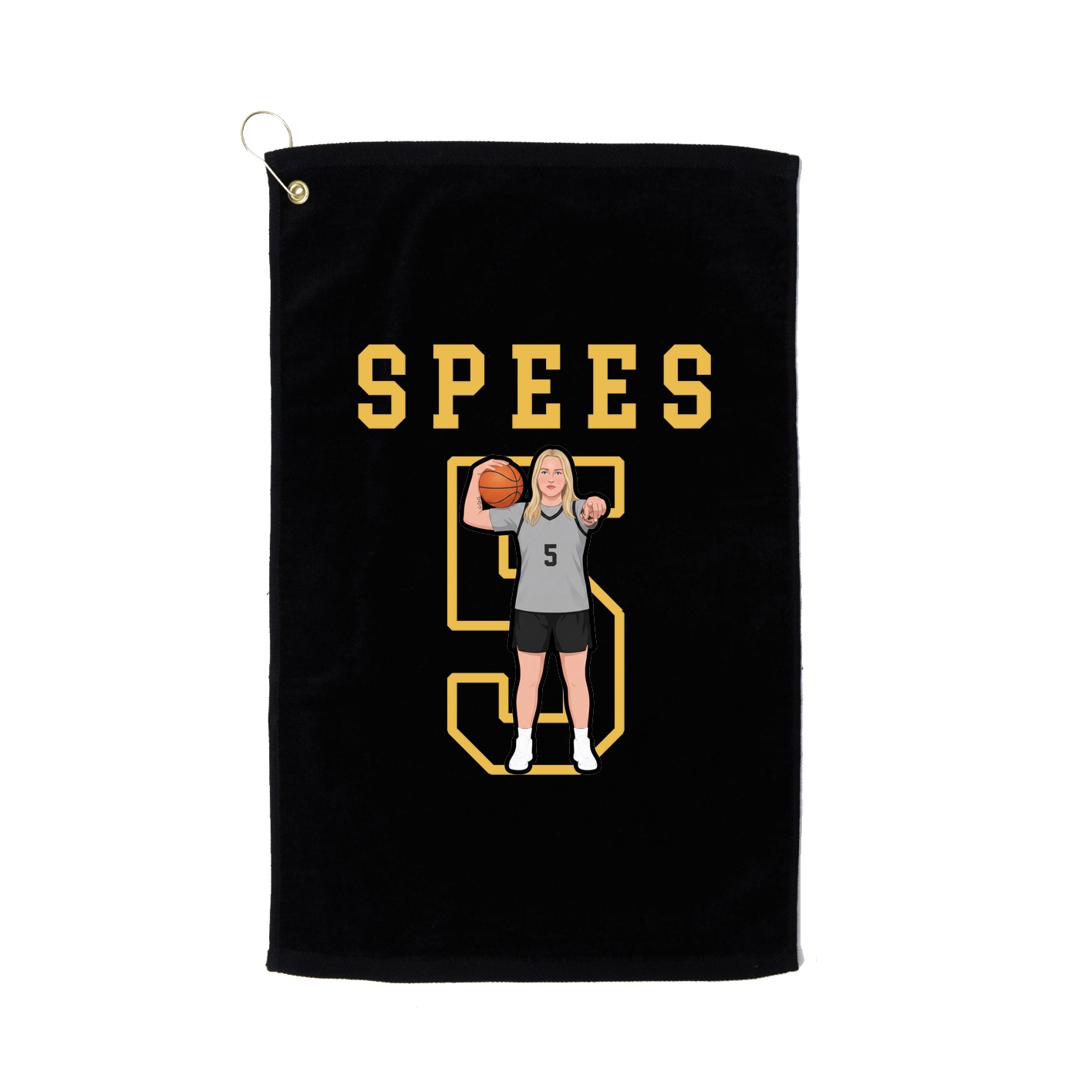 Golf Towel — Shirsey in Black