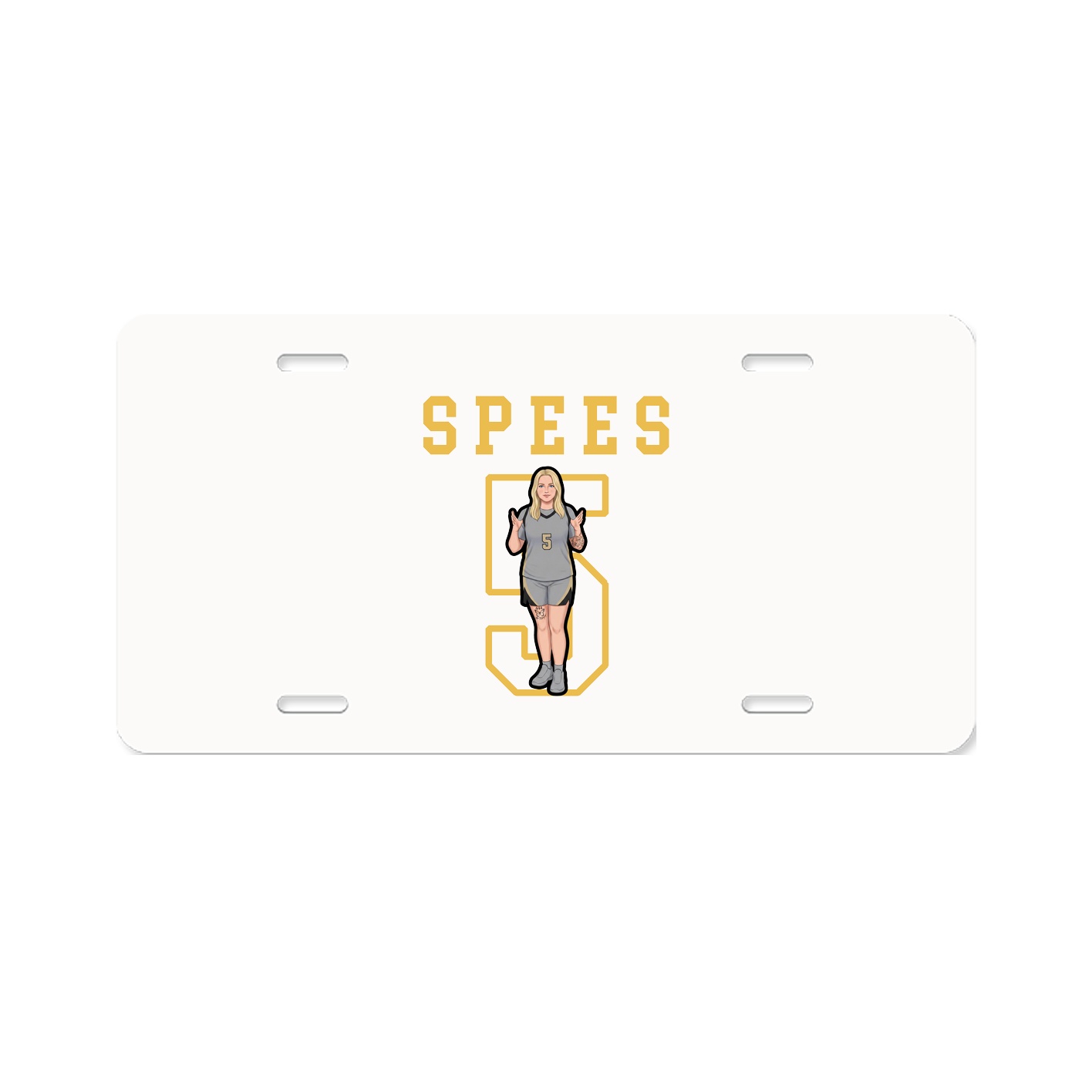 License Plate — Shirsey in Classic