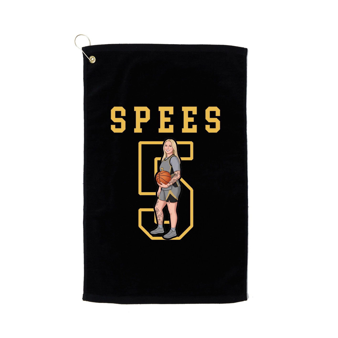 Golf Towel — Shirsey in Black