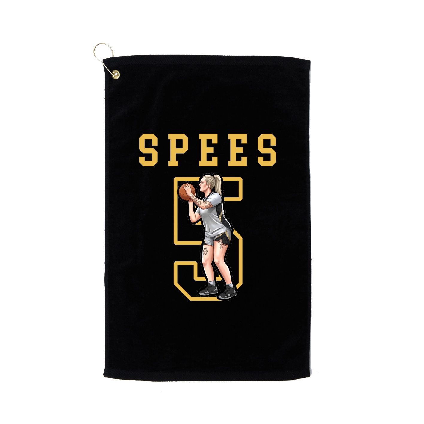 Golf Towel — Shirsey in Black