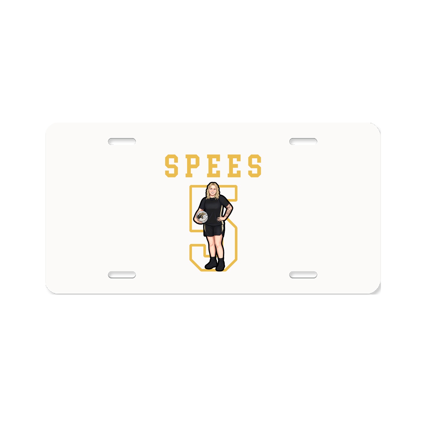 License Plate — Shirsey in Classic