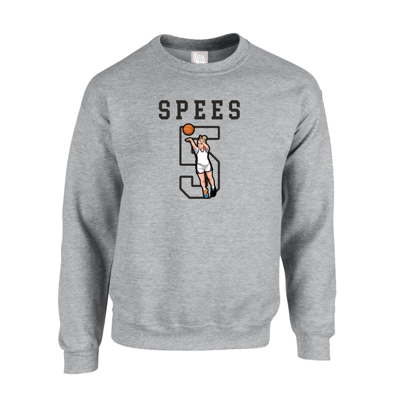 Fleece Crew — Shirsey in Grey