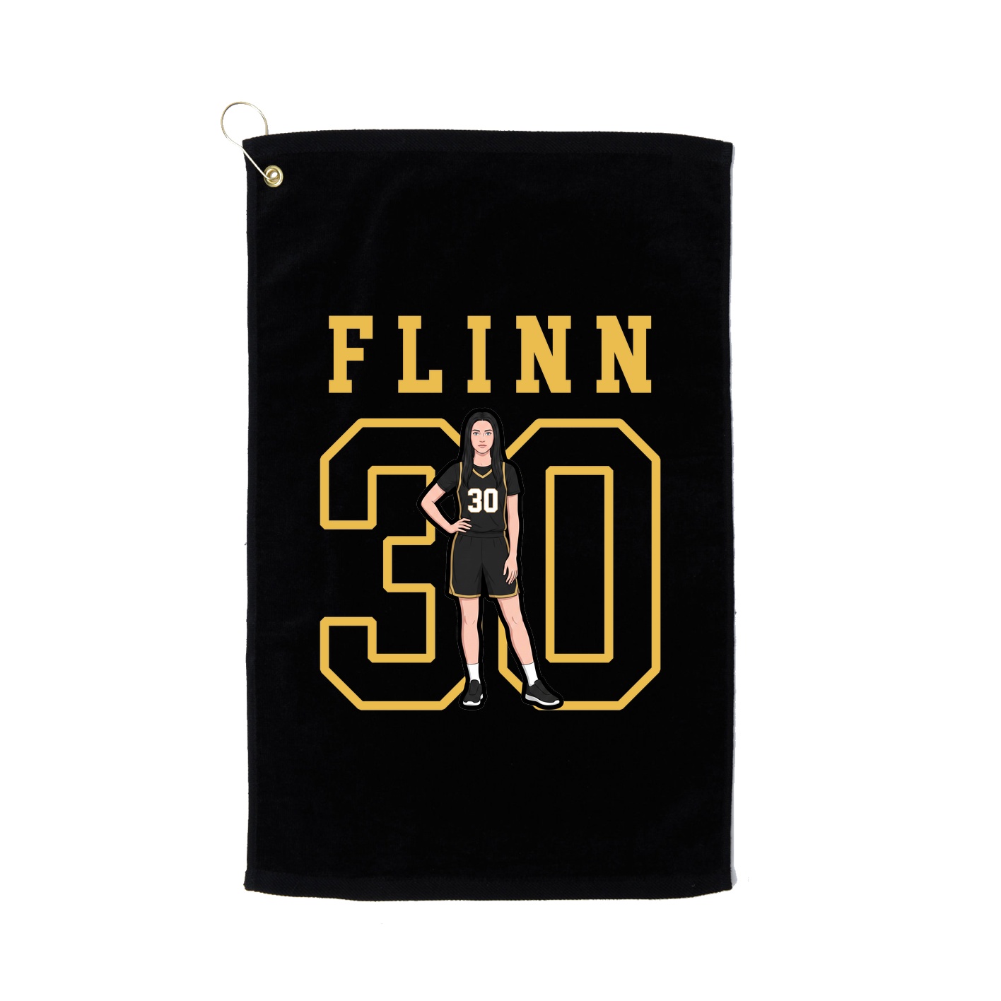 Golf Towel — Shirsey in Black