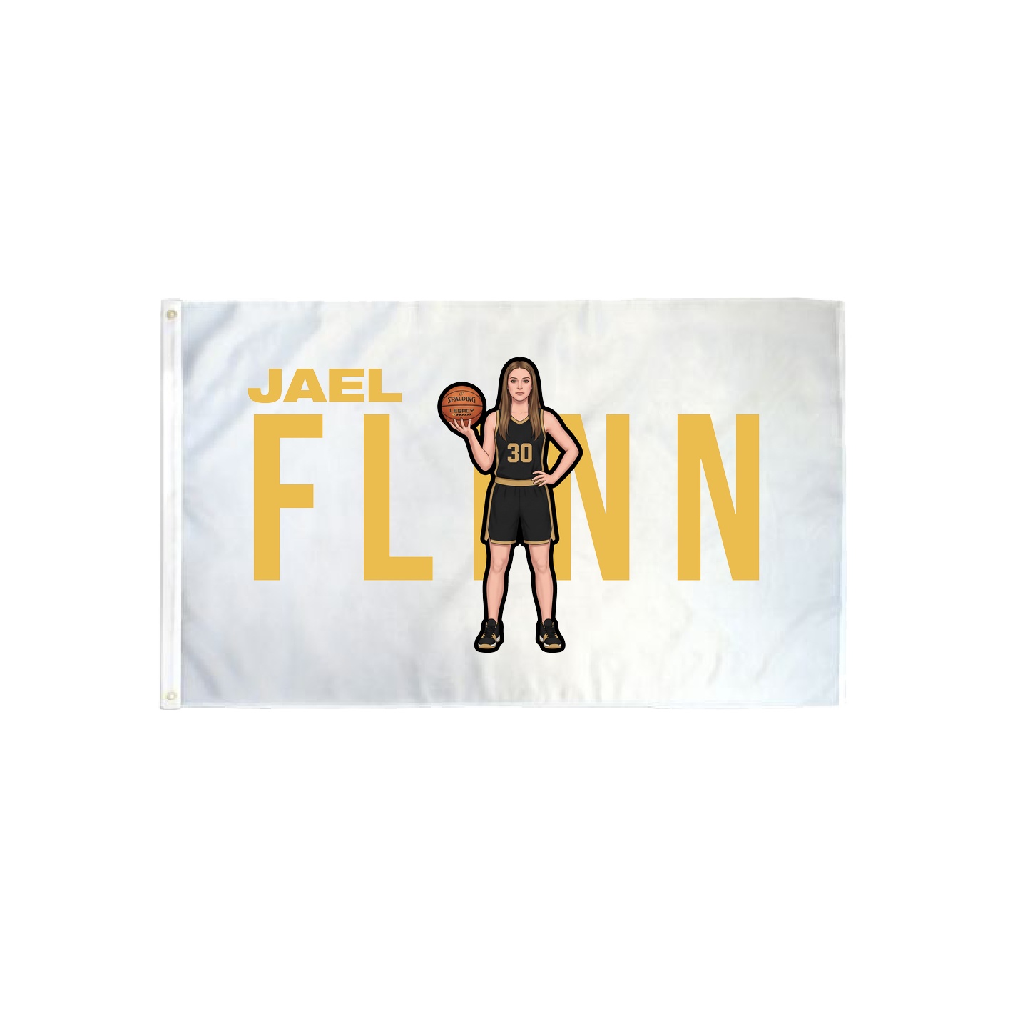 3x5 Flag — Player Name in Classic