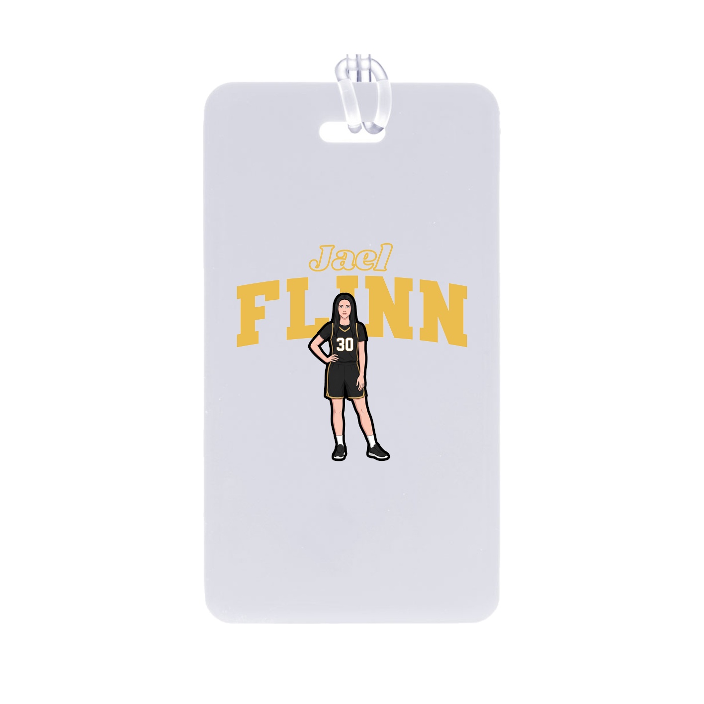 Bag Tag — Name Arch in Classic