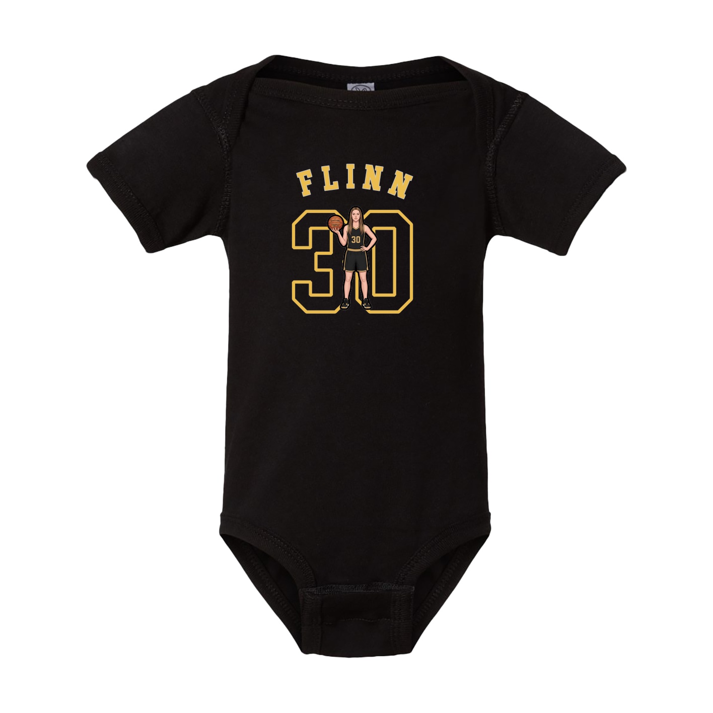Baby Onesie — Shirsey Arch in Black