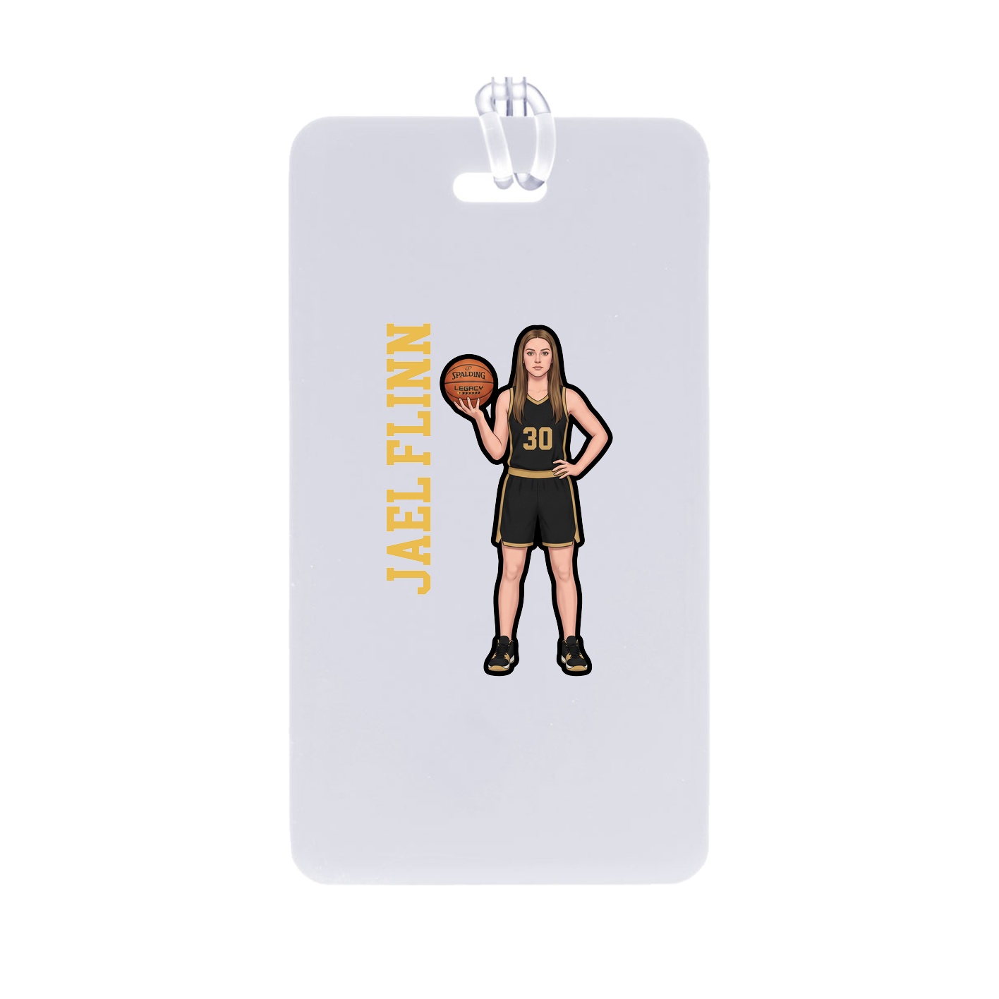 Bag Tag — Name Vertical in Classic