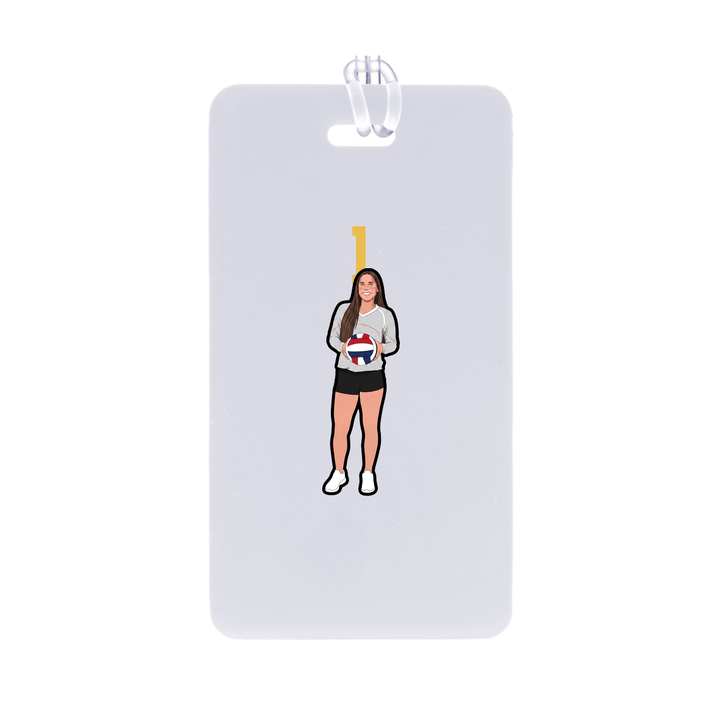 Bag Tag — Number Top in Classic